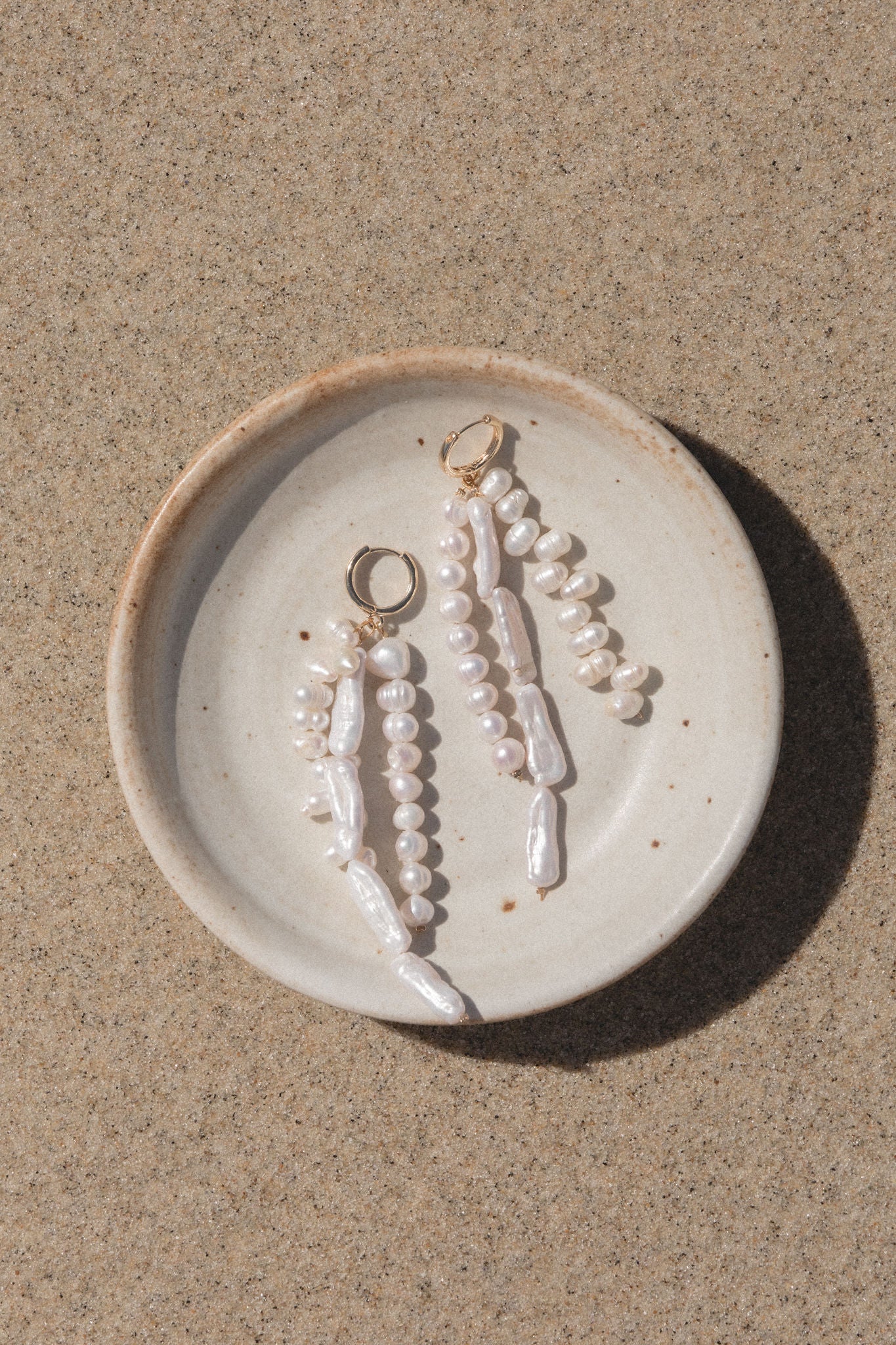 Muse Pearl Drop Earrings - Image 4
