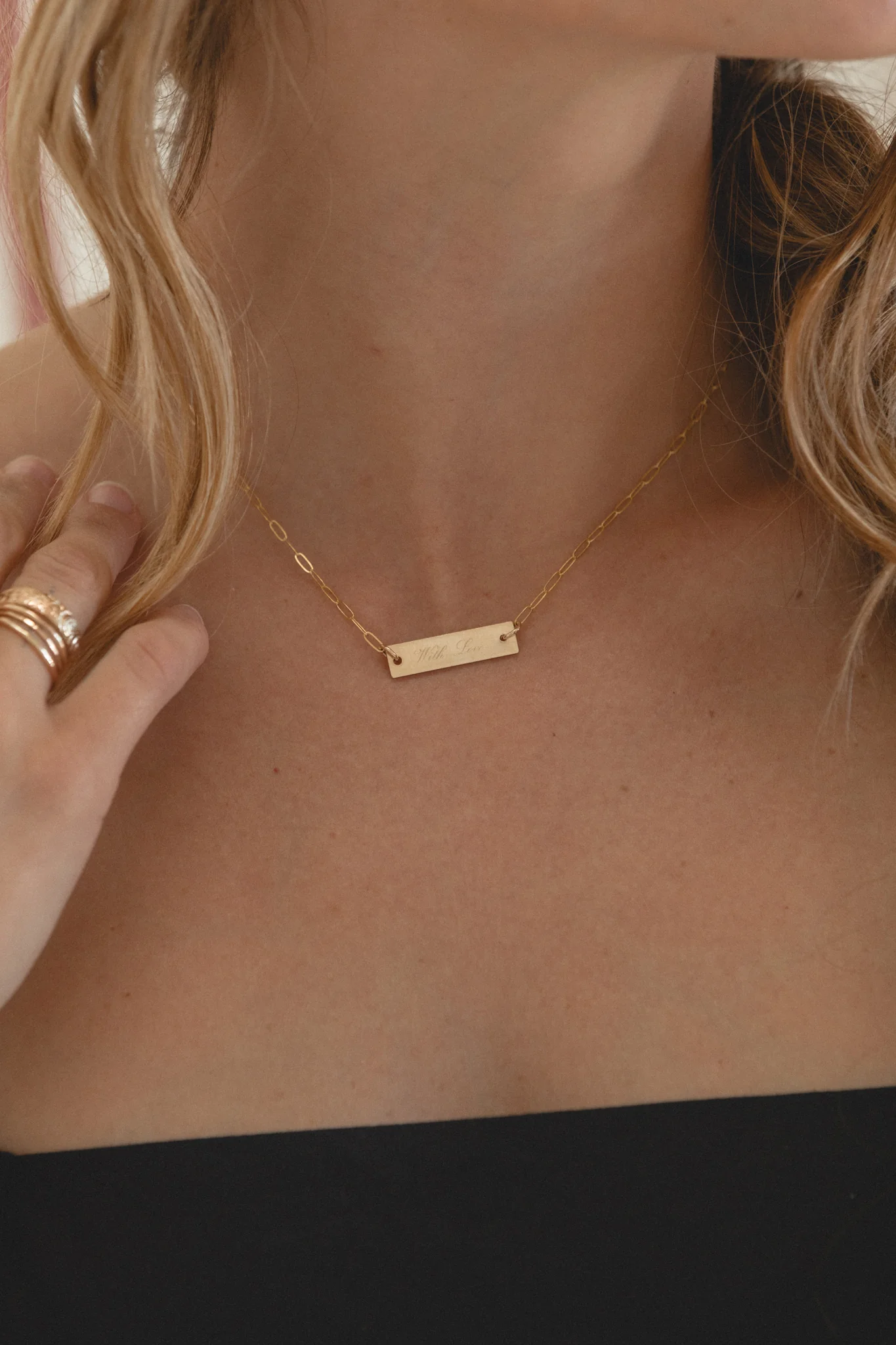 Horizontal Pendant Necklace - Image 4