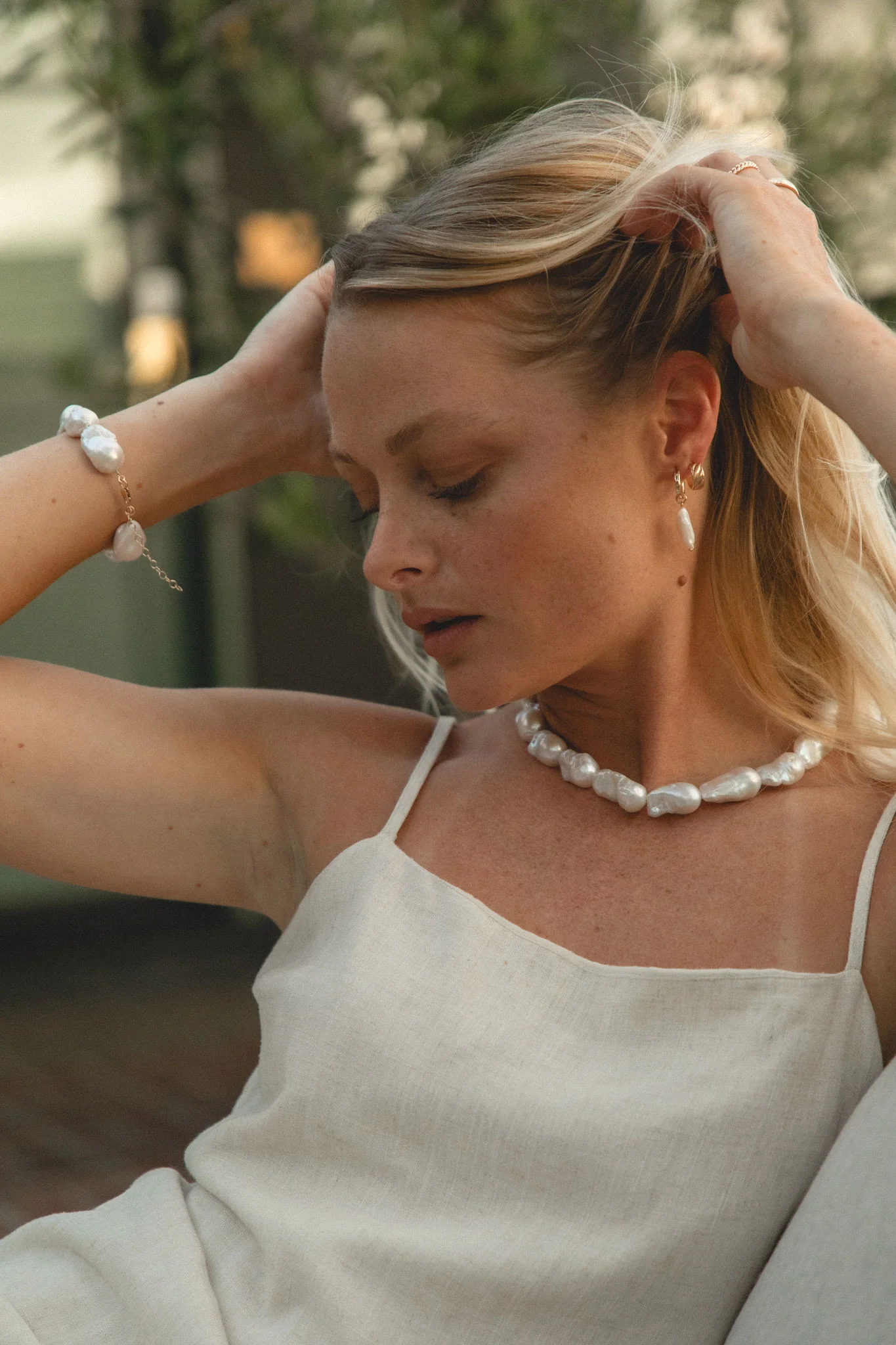 Baroque Pearl Necklace - Image 7