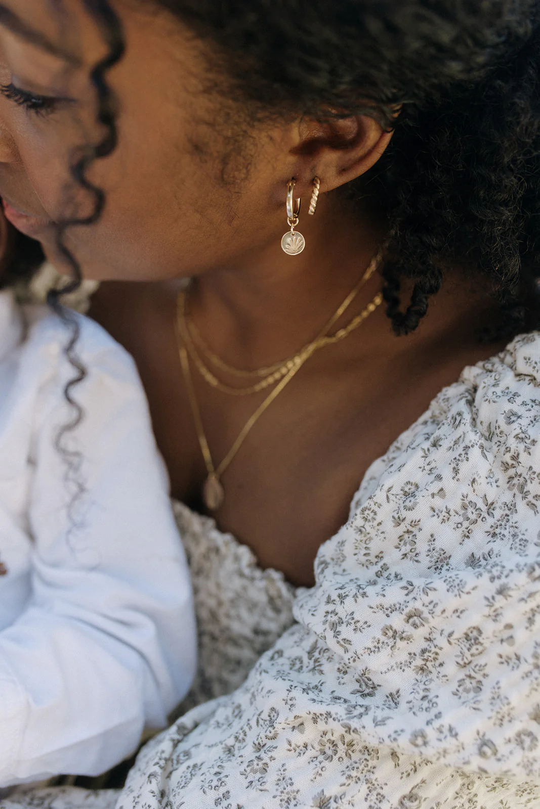 Botanical Drop Earrings - Image 3