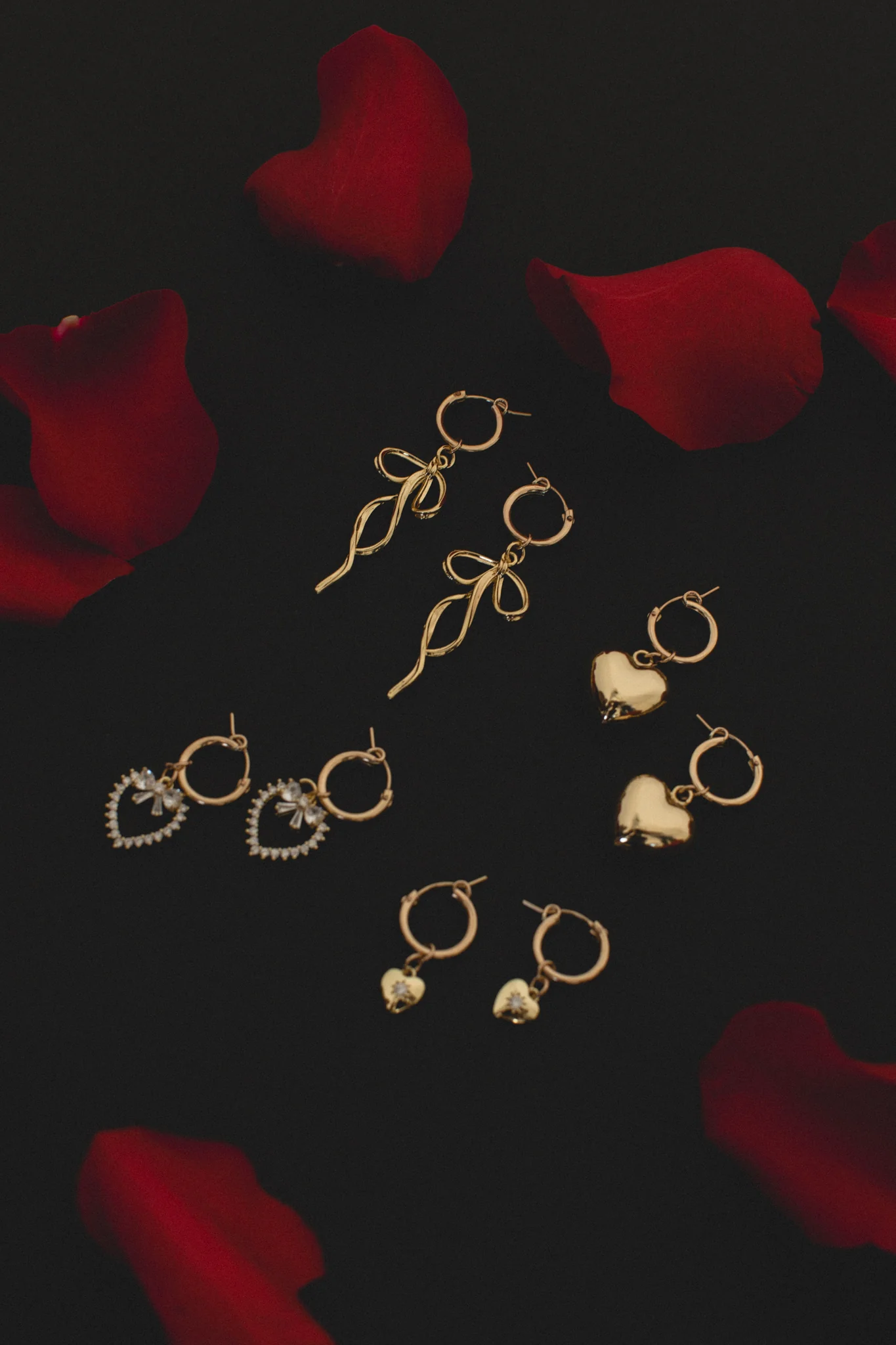 Bubble Heart Earrings - Image 3