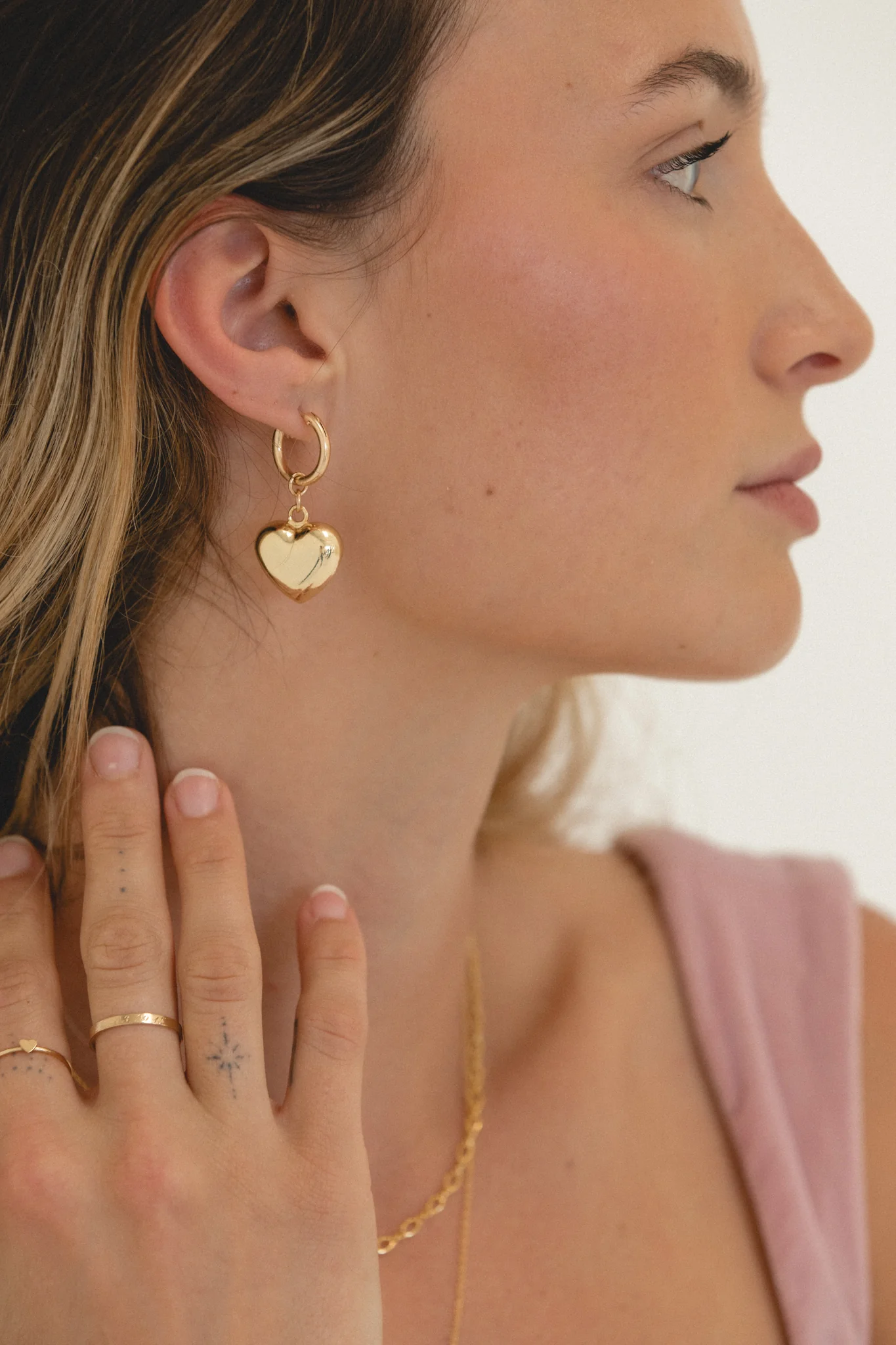 Bubble Heart Earrings - Image 5
