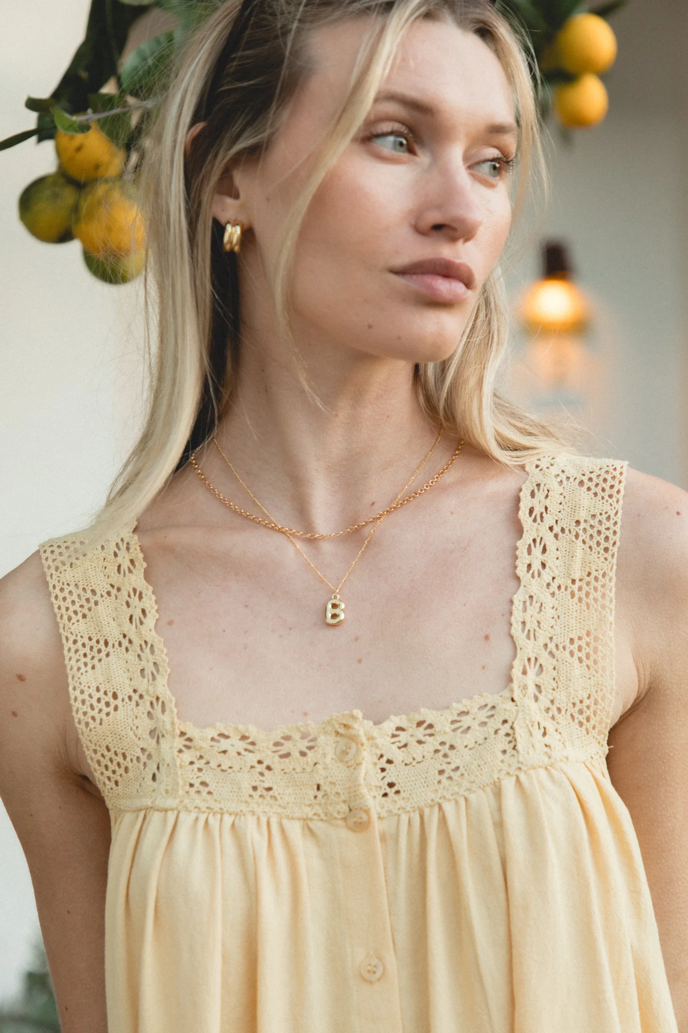Bubble Letter Pendant Necklace - Image 6