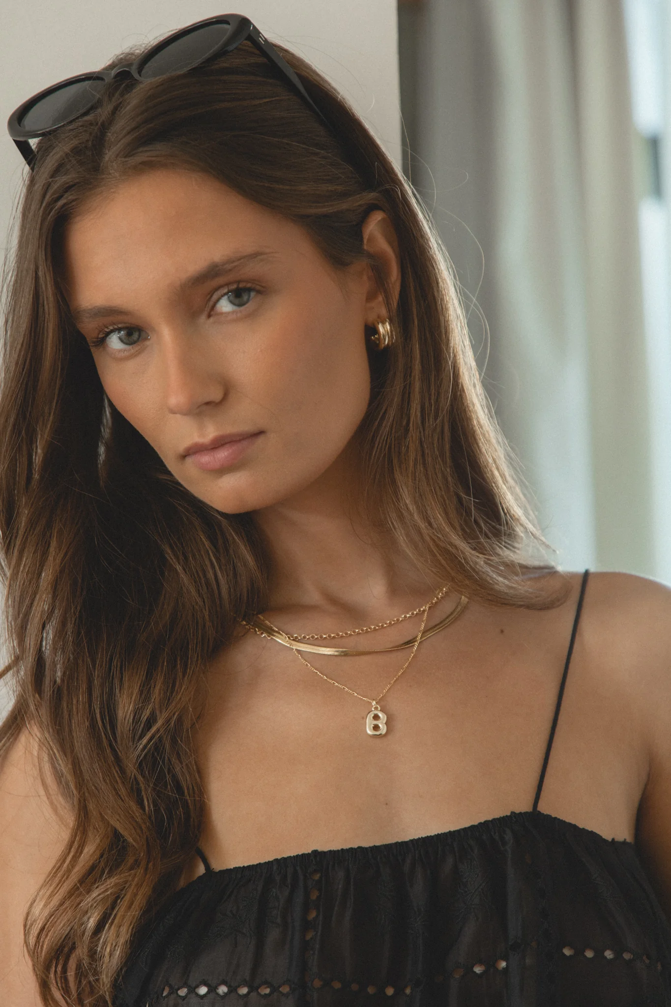 Bubble Letter Pendant Necklace - Image 7