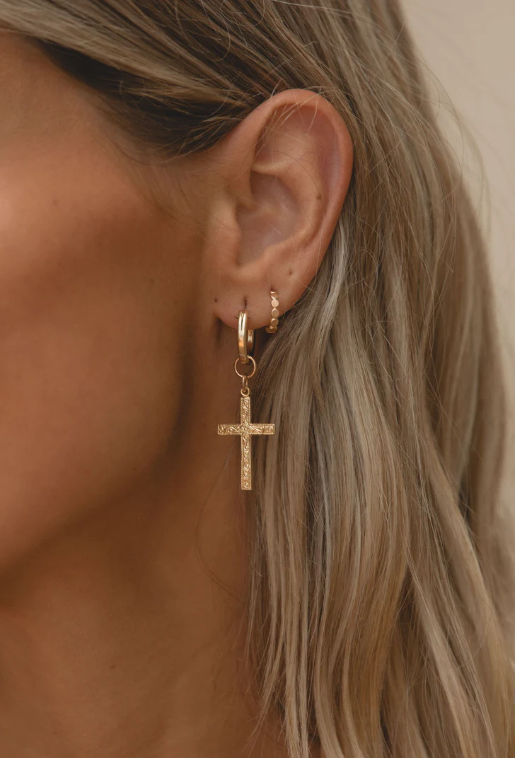 Charm Earring Hoops - Image 3