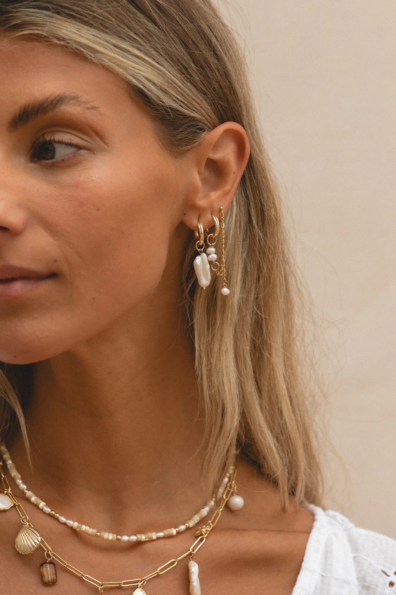 Coastal Pearl Earrings - Image 3