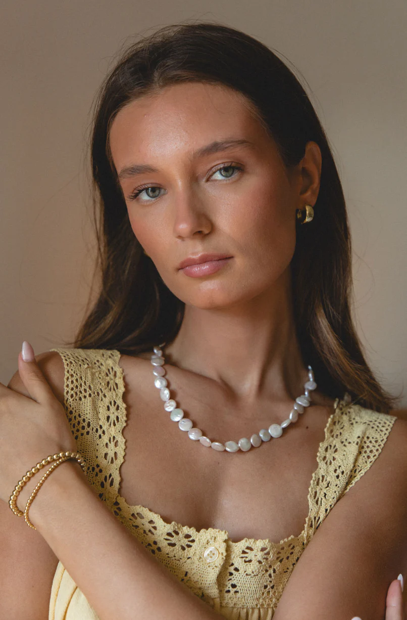 Coin Pearl Necklace - Image 3