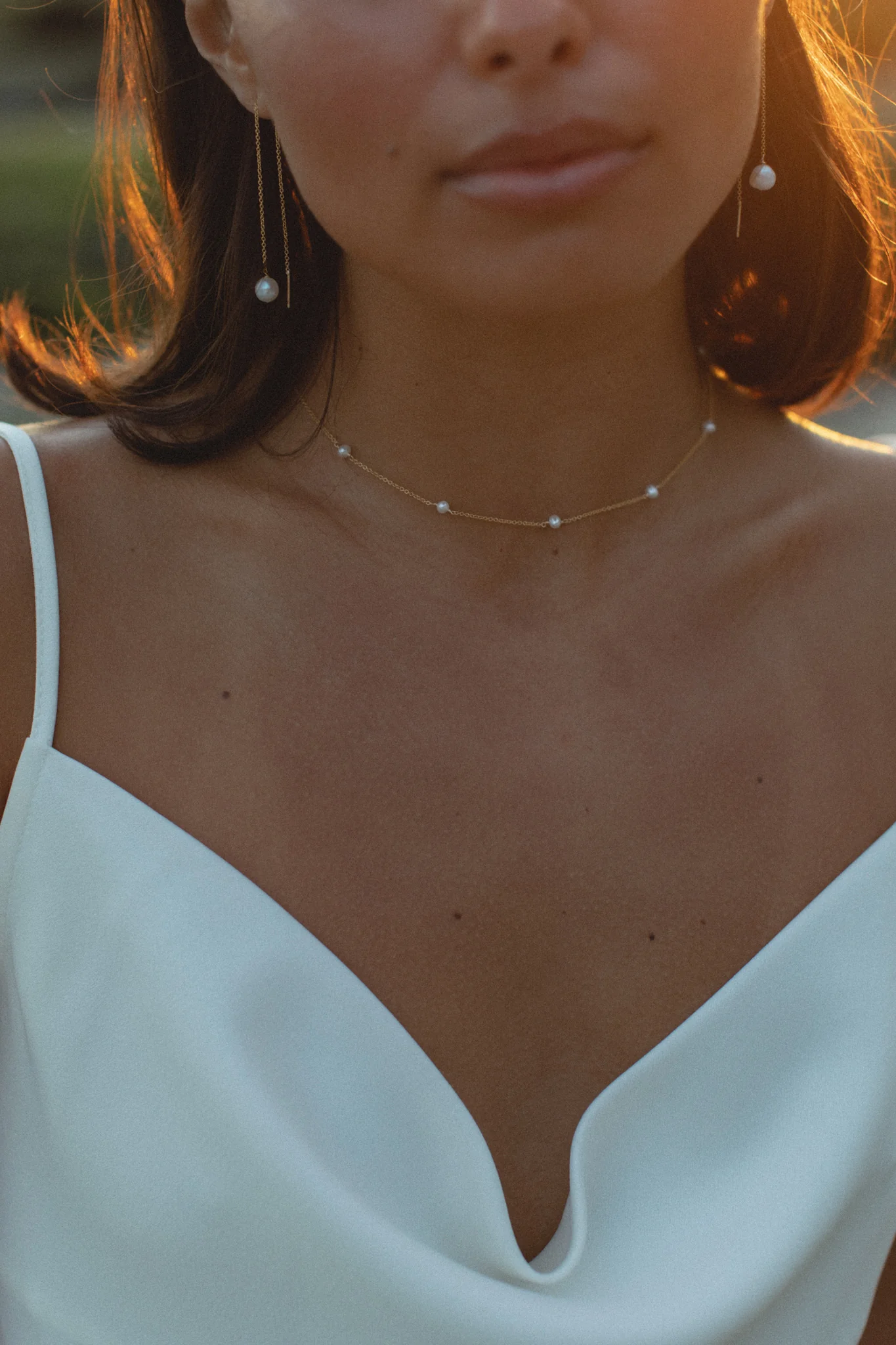 Eloise Pearl Drop Earrings - Image 4