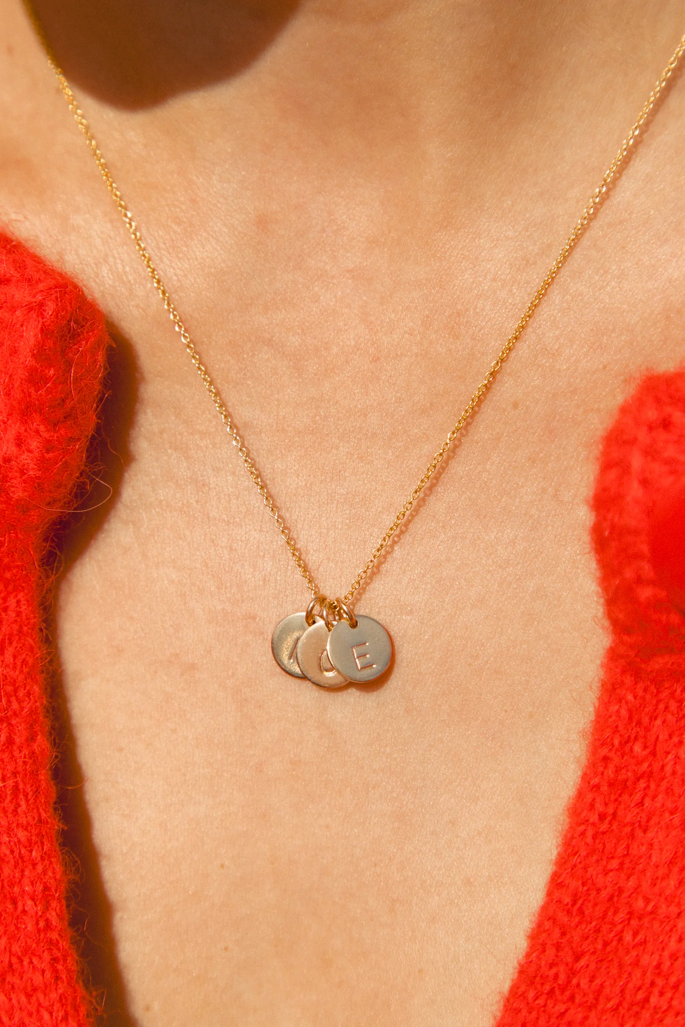 Emma Disc Necklace - Image 3