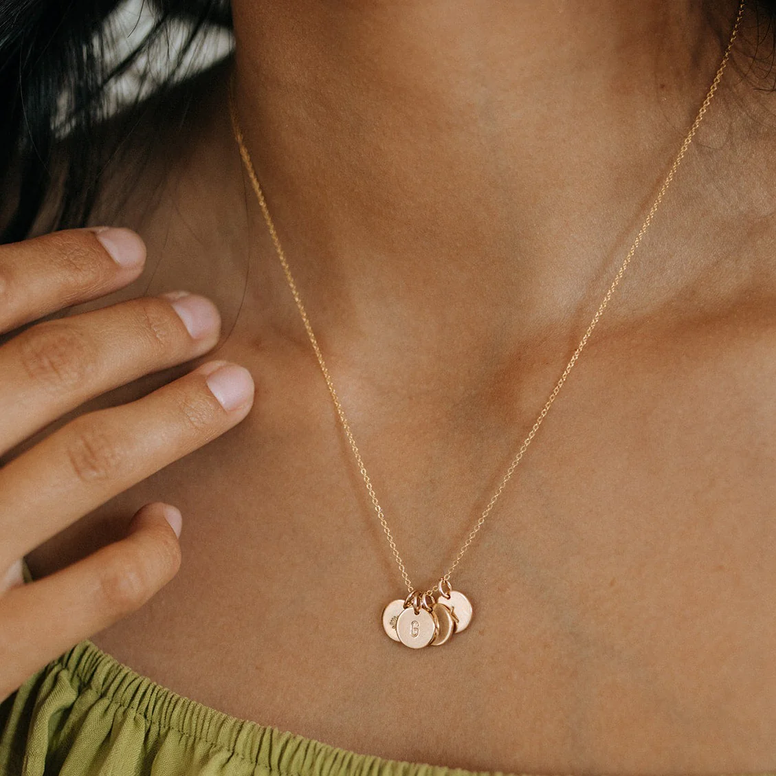 Emma Disc Necklace - Image 7