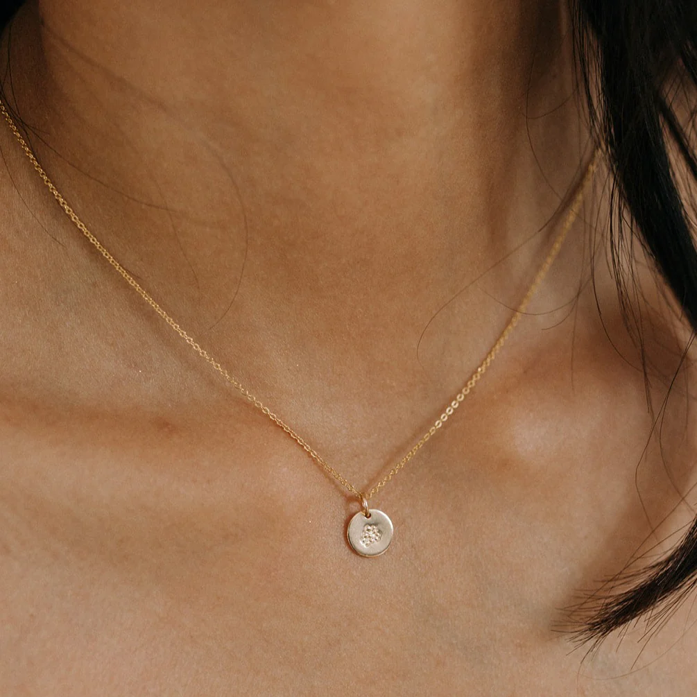 Small Floral Necklace - Image 4
