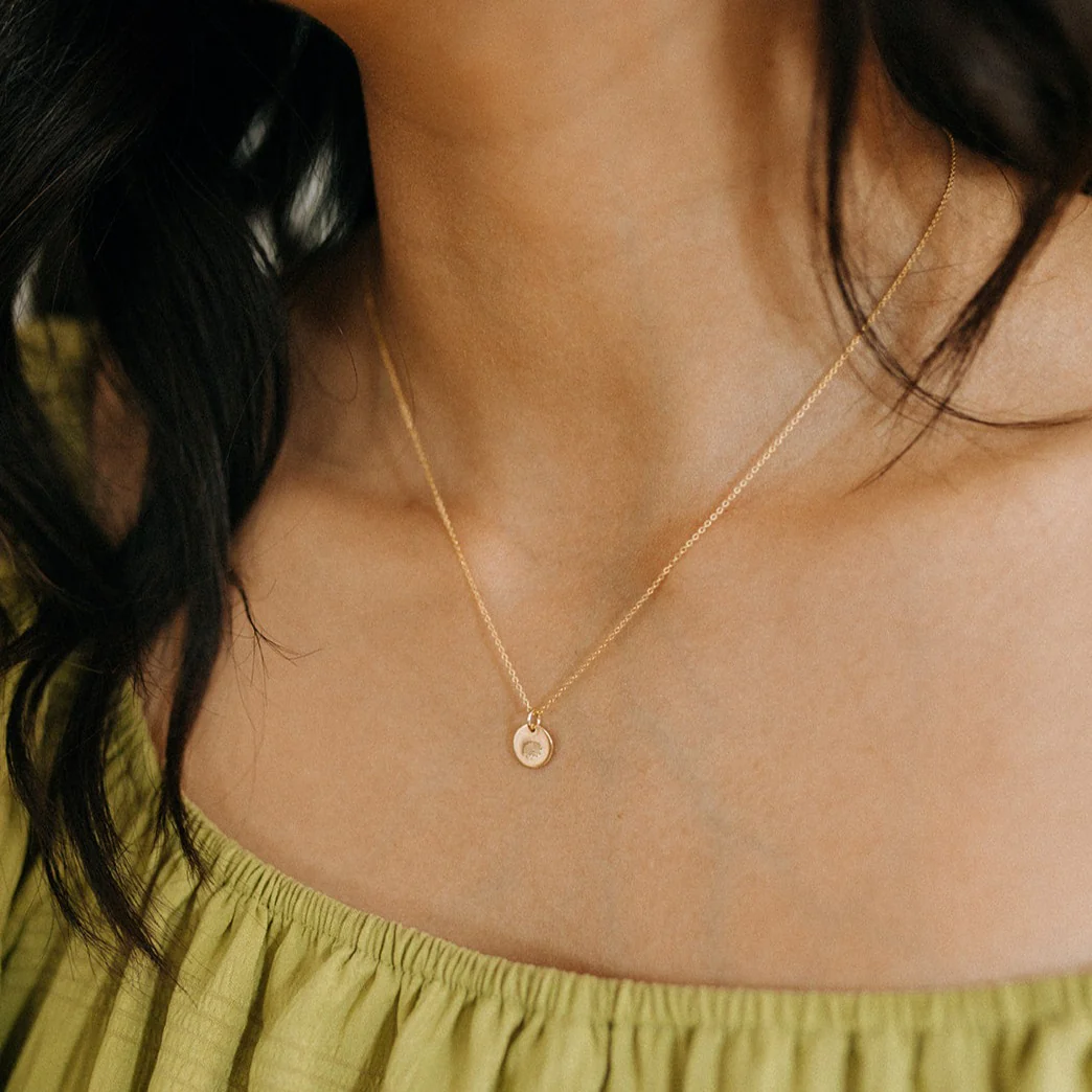 Small Floral Necklace - Image 6