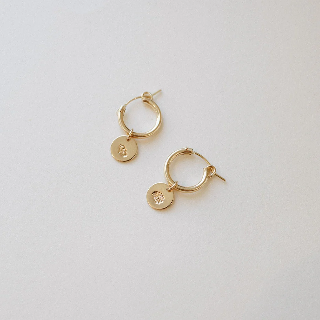 Floral Drop Earrings - Image 4