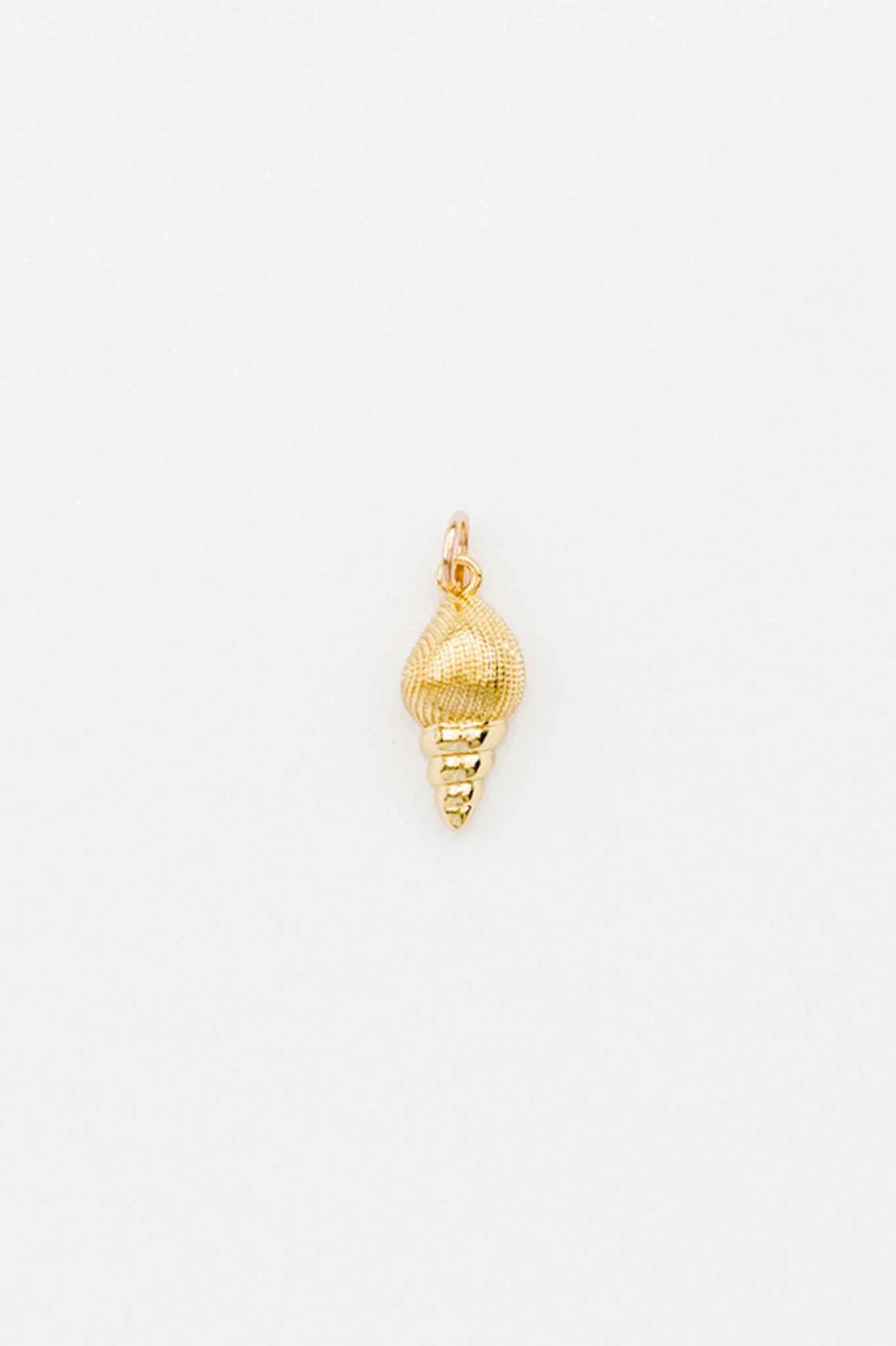 Gold Conch Shell Charm