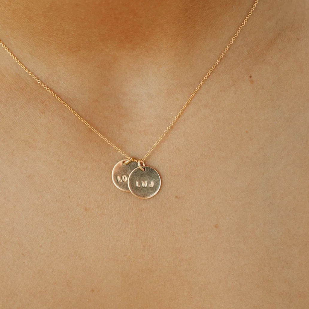 Gwen Disk Necklace - Image 4