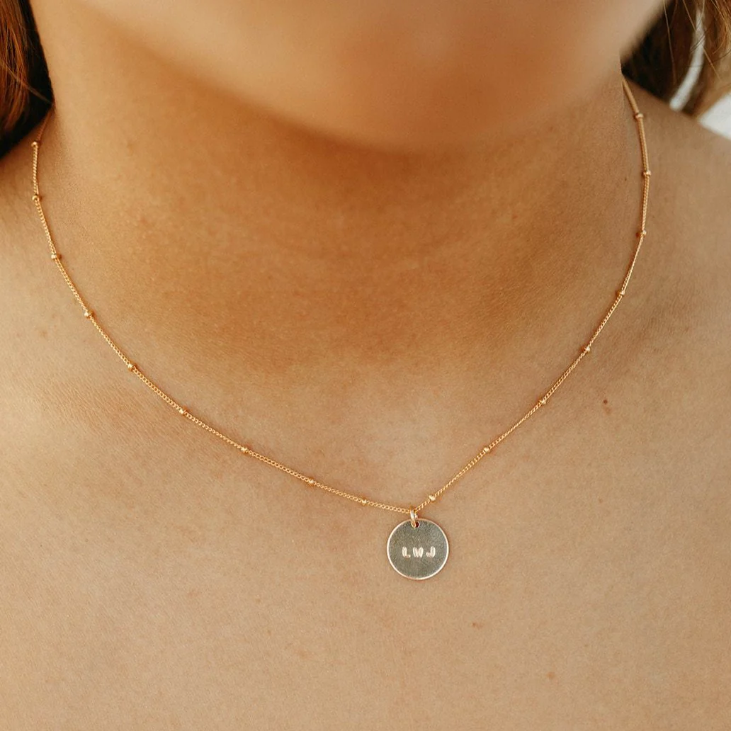Gwen Disk Necklace - Image 6