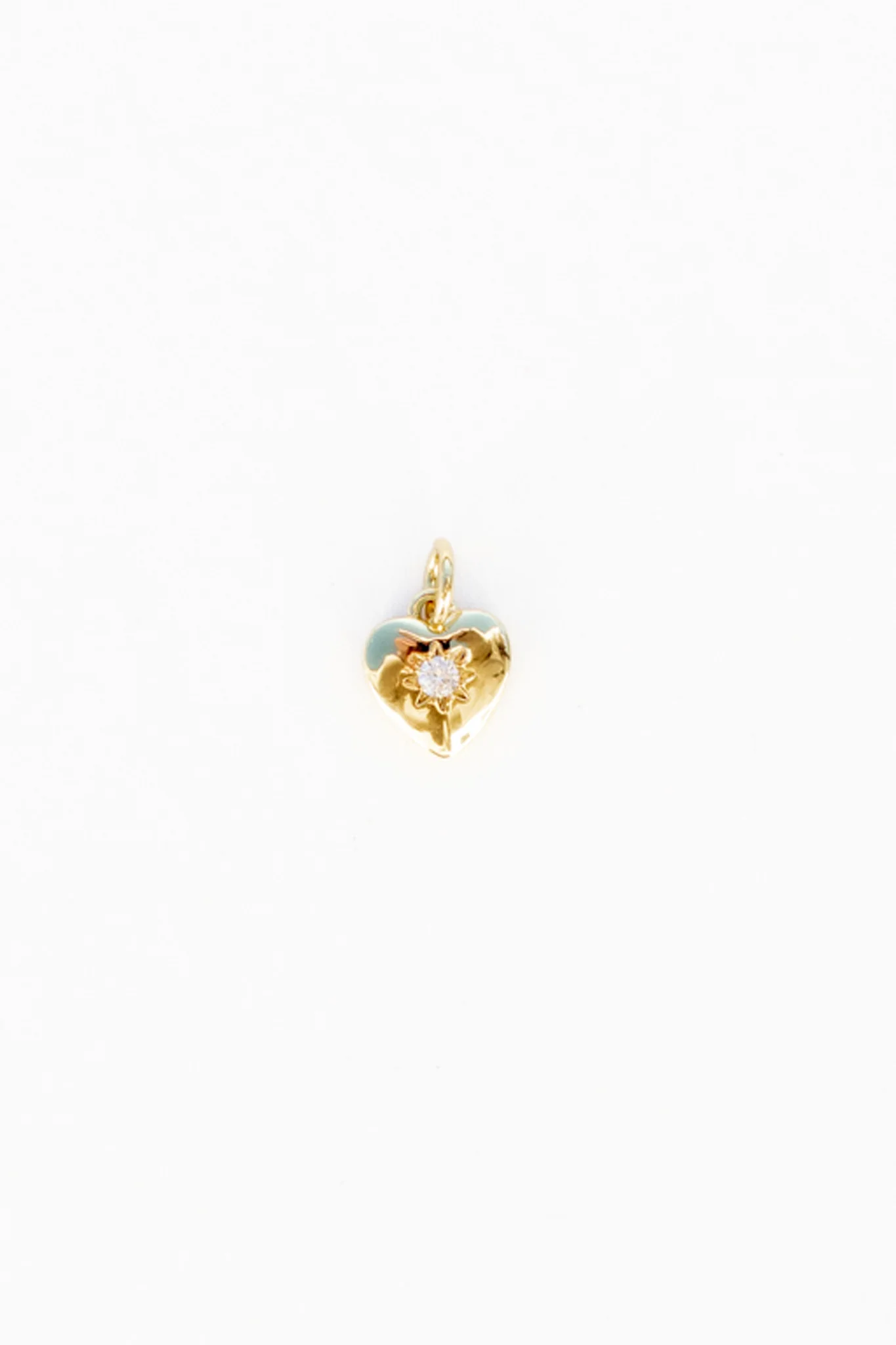 Heart Sunburst Charm