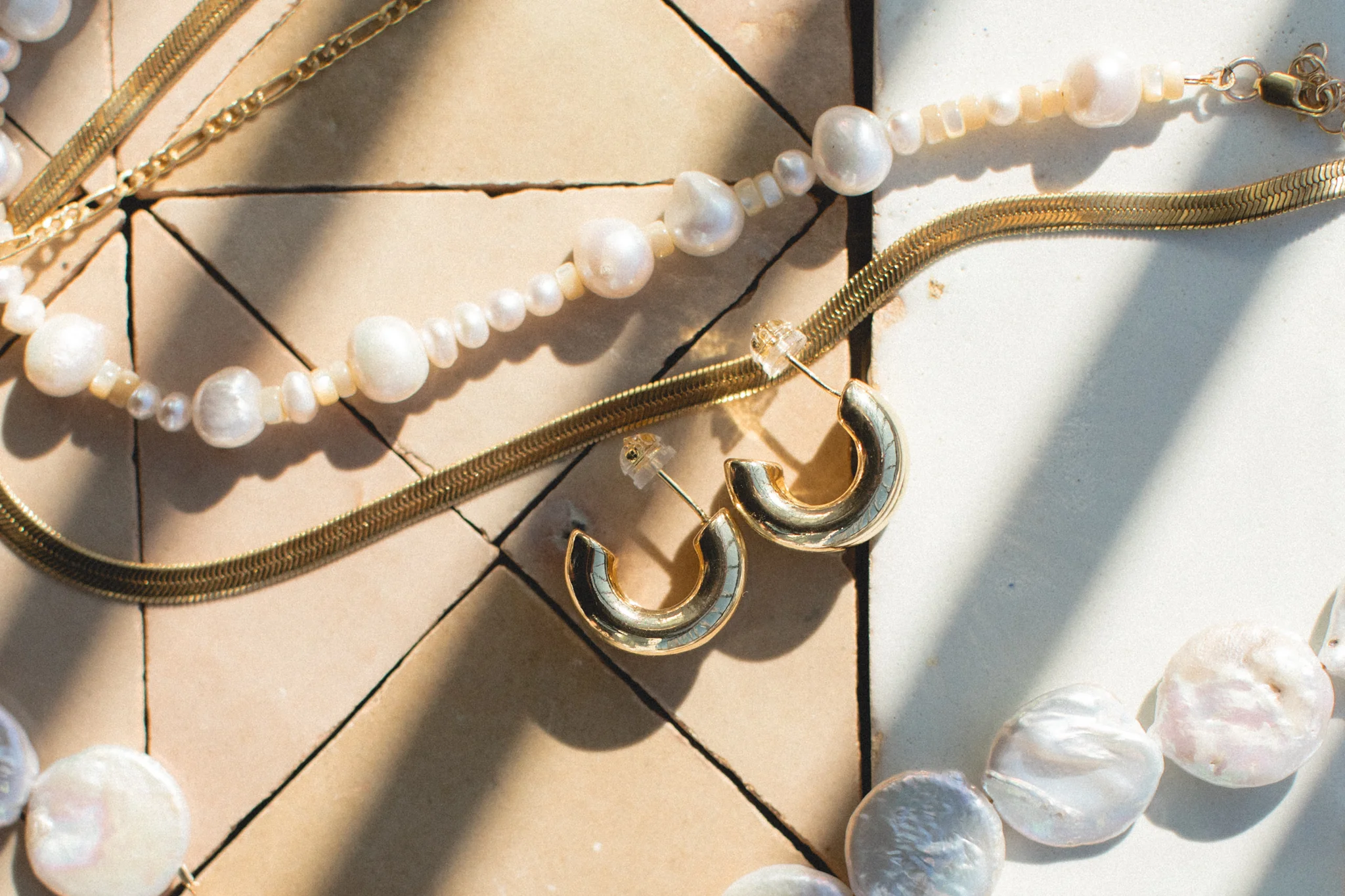 Herringbone Chain Necklace - Image 6