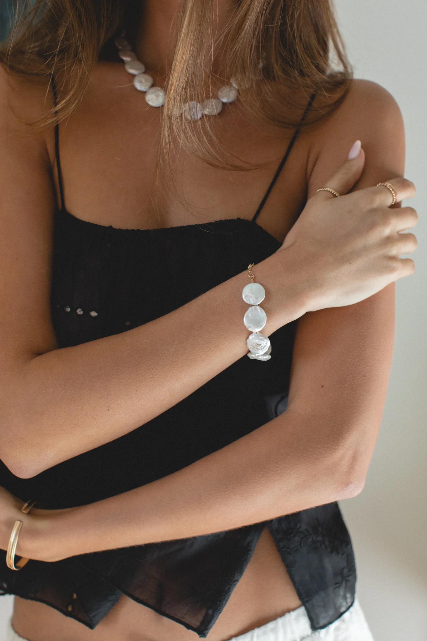 Isla Pearl Beaded Bracelet