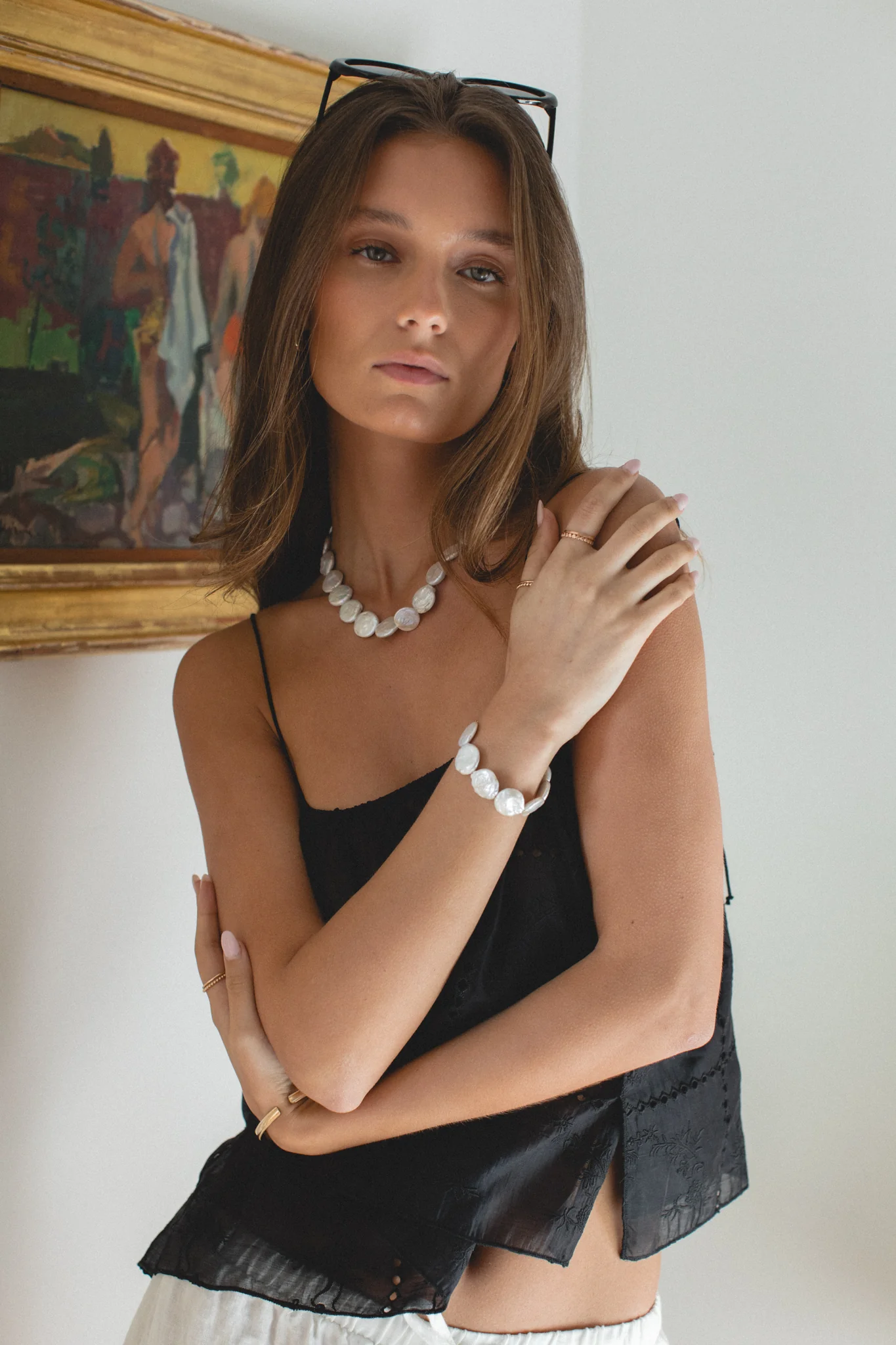 Isla Pearl Beaded Bracelet - Image 3