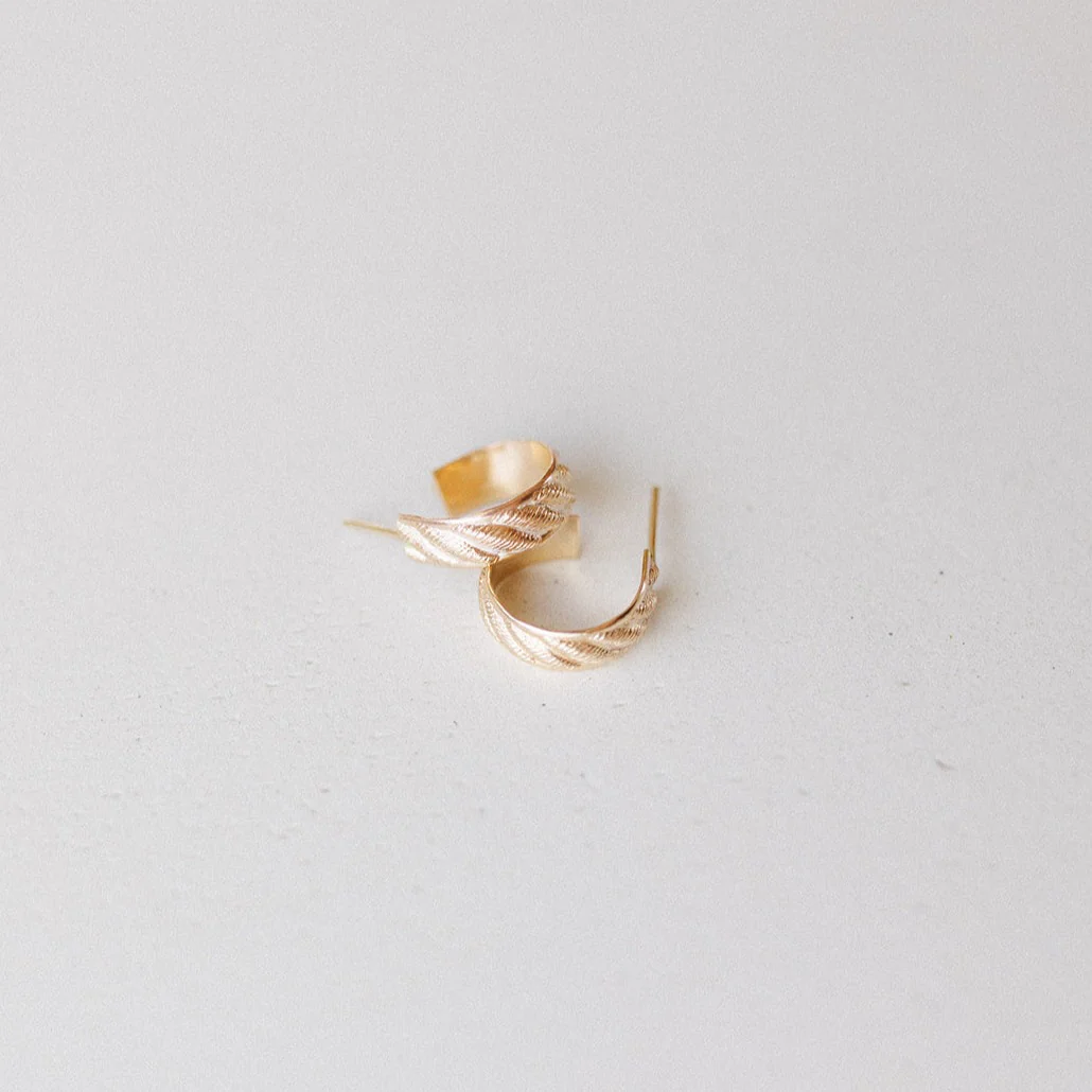 Large Croissant Earrings - Image 2