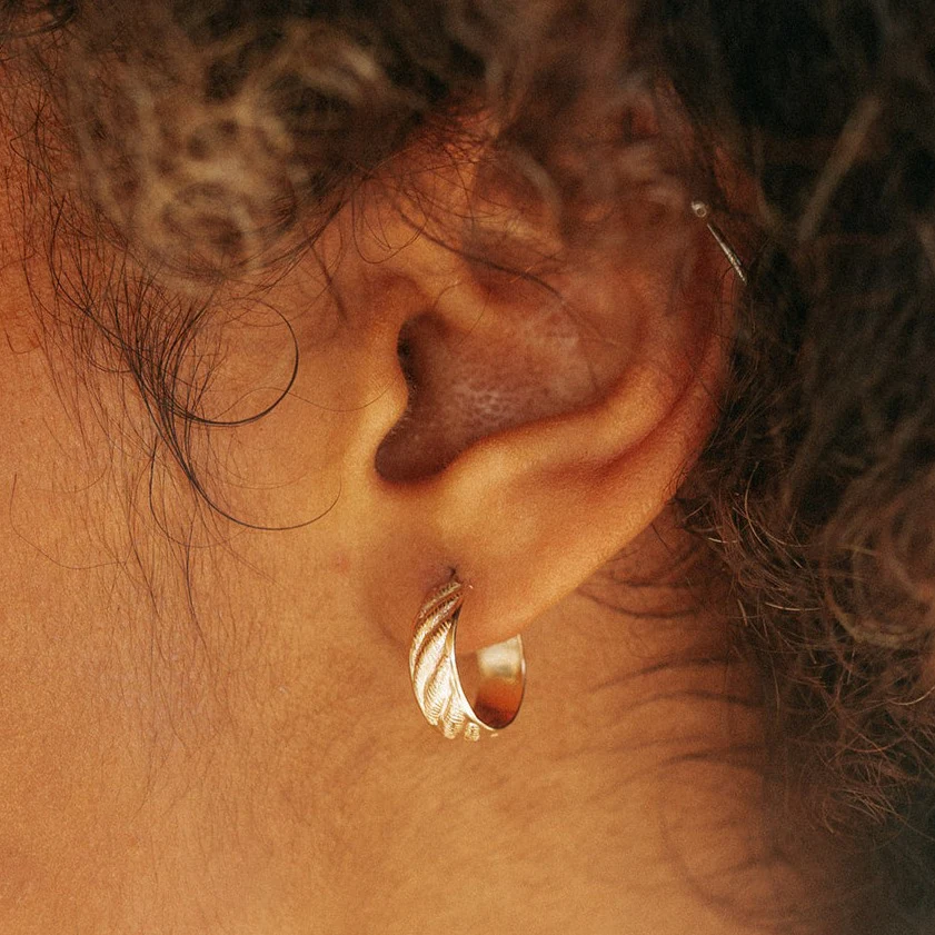 Large Croissant Earrings - Image 4