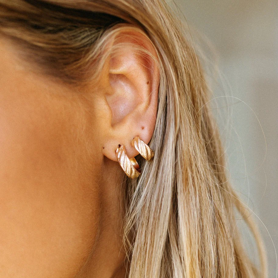 Large Croissant Earrings - Image 5