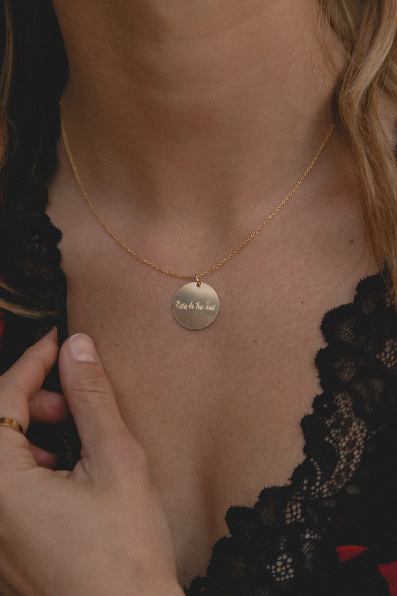 Rylee Disk Necklace - Image 3