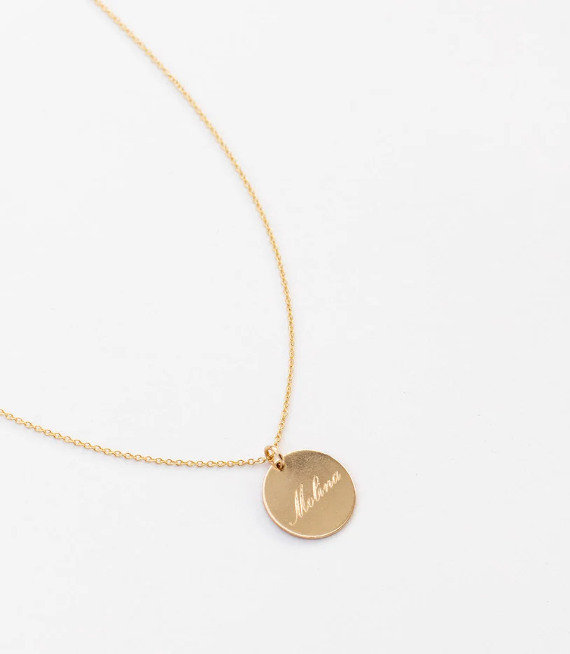 Rylee Disk Necklace - Image 4