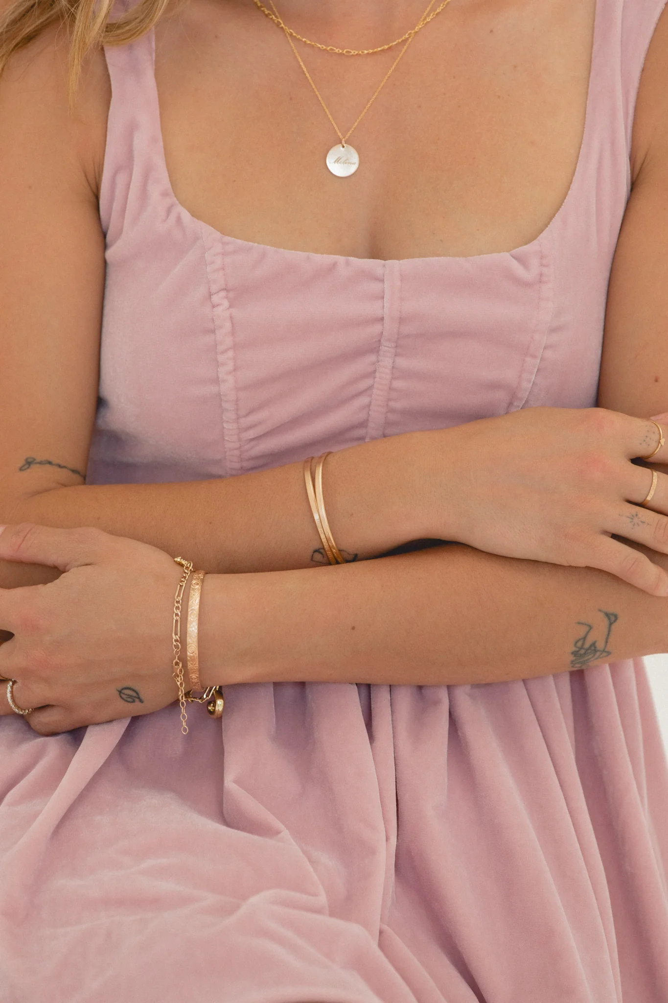 Rylee Disk Necklace - Image 5