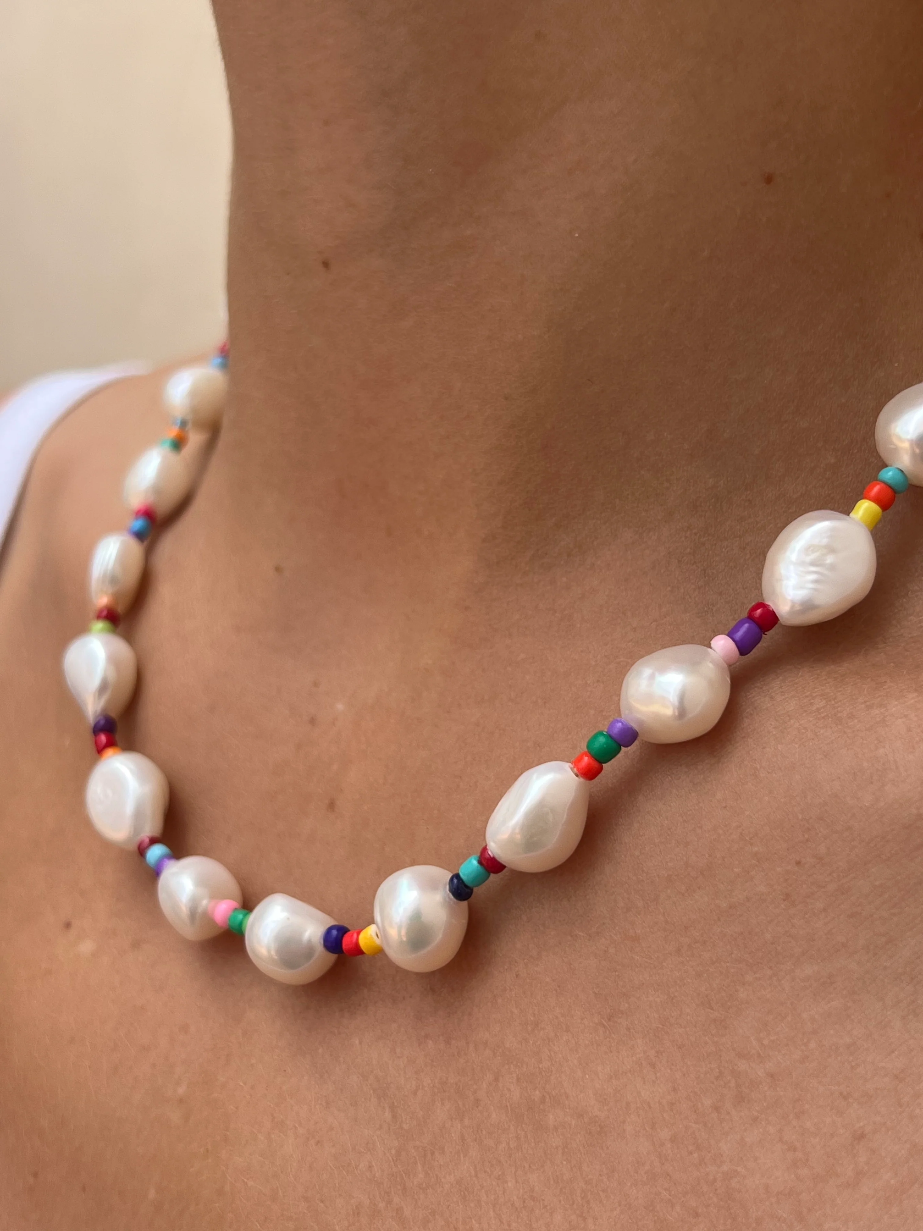 Life In Color Large Pearl Necklace