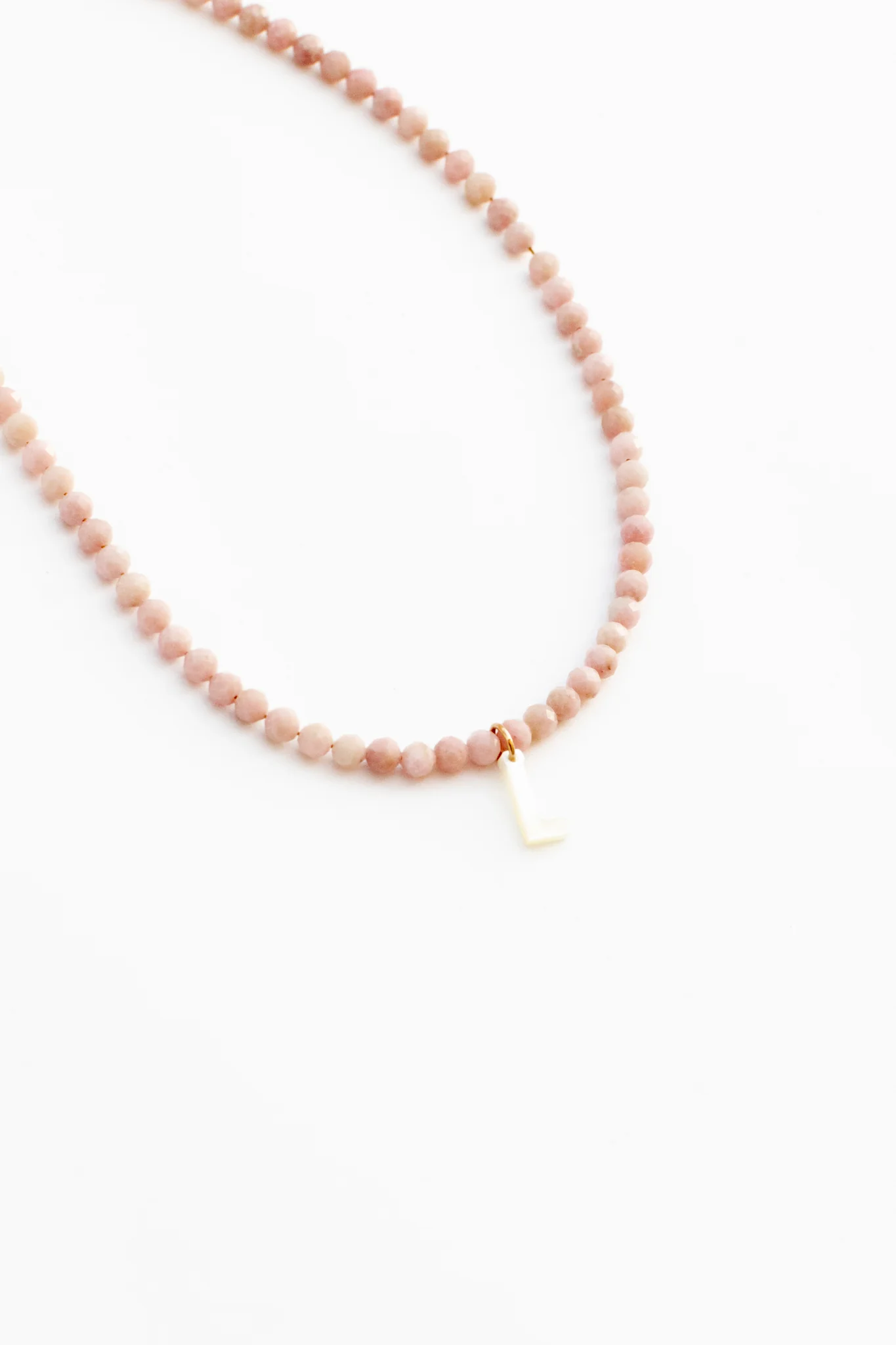 Littles Coastal Blush Beaded Necklace - Image 3