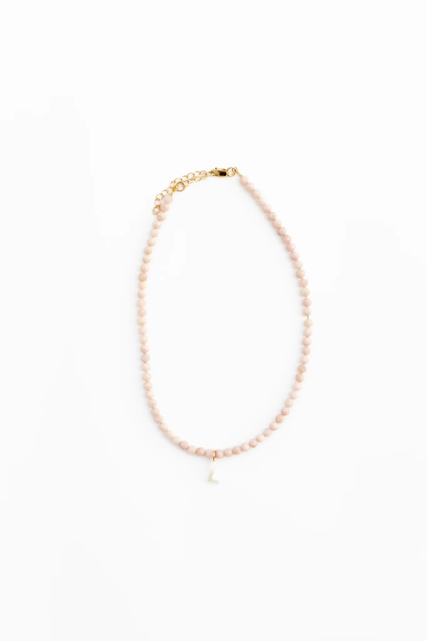 Littles Coastal Blush Beaded Necklace - Image 4