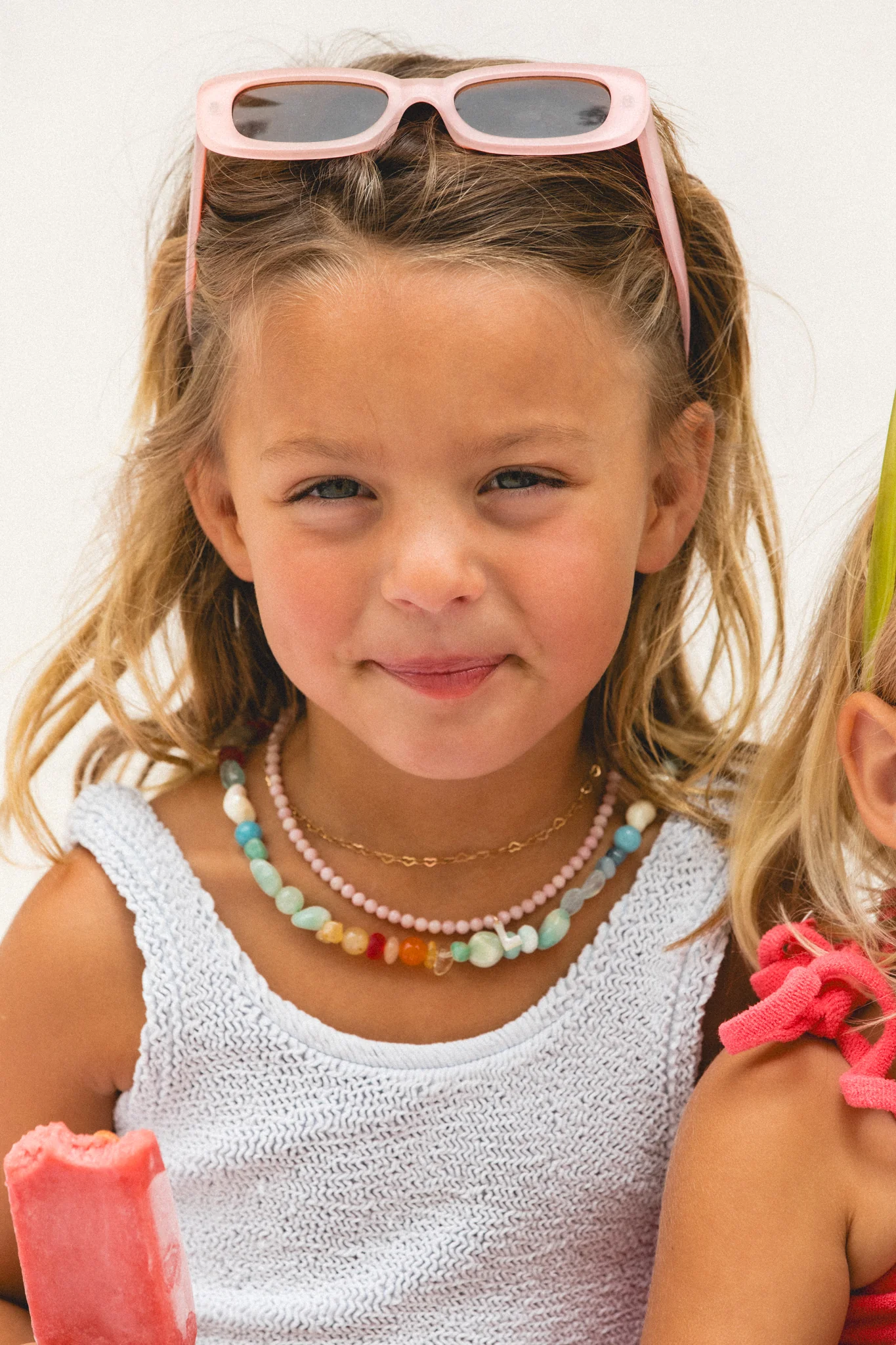 Littles Coastal Blush Beaded Necklace - Image 7