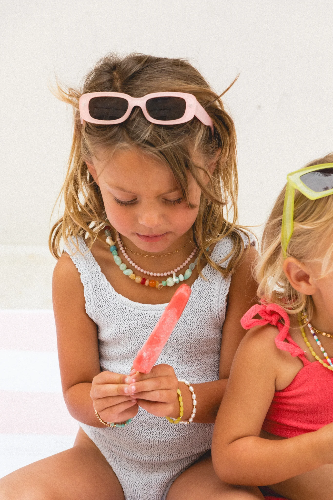 Littles Coastal Blush Beaded Necklace - Image 8