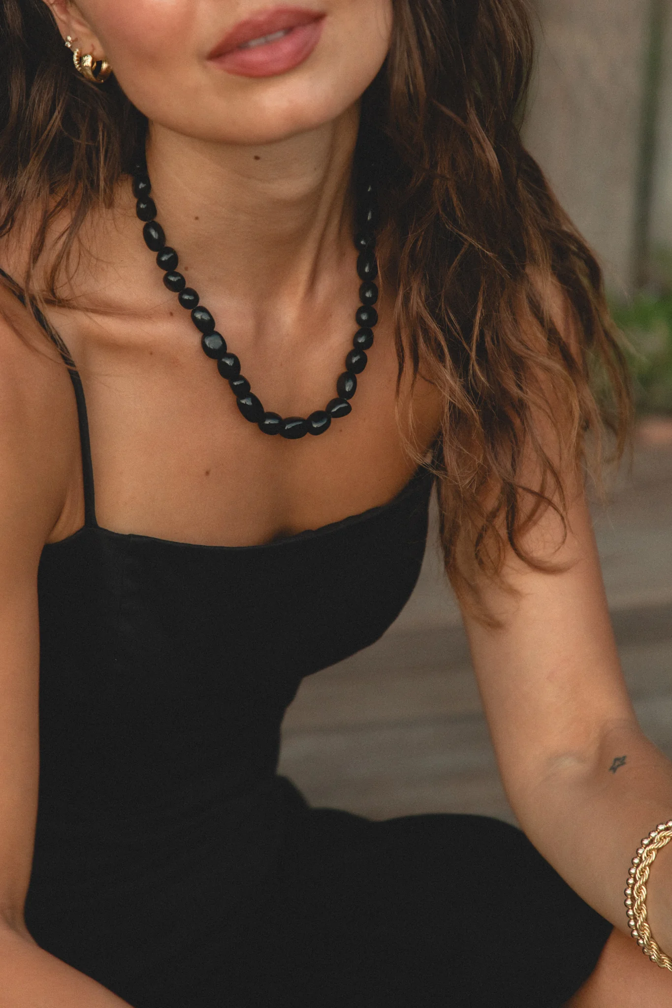 Midnight Stone Necklace