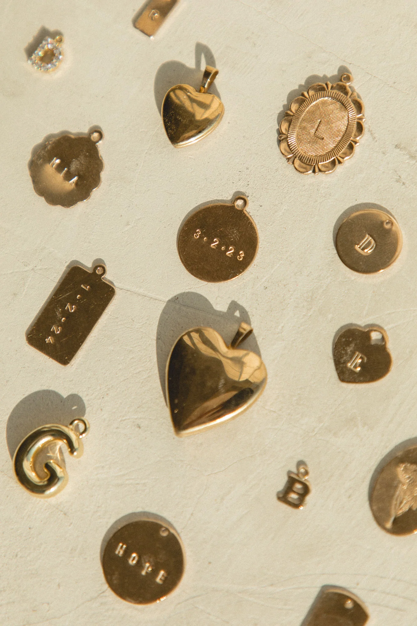 Mini Letter Pendant Charm - Image 2