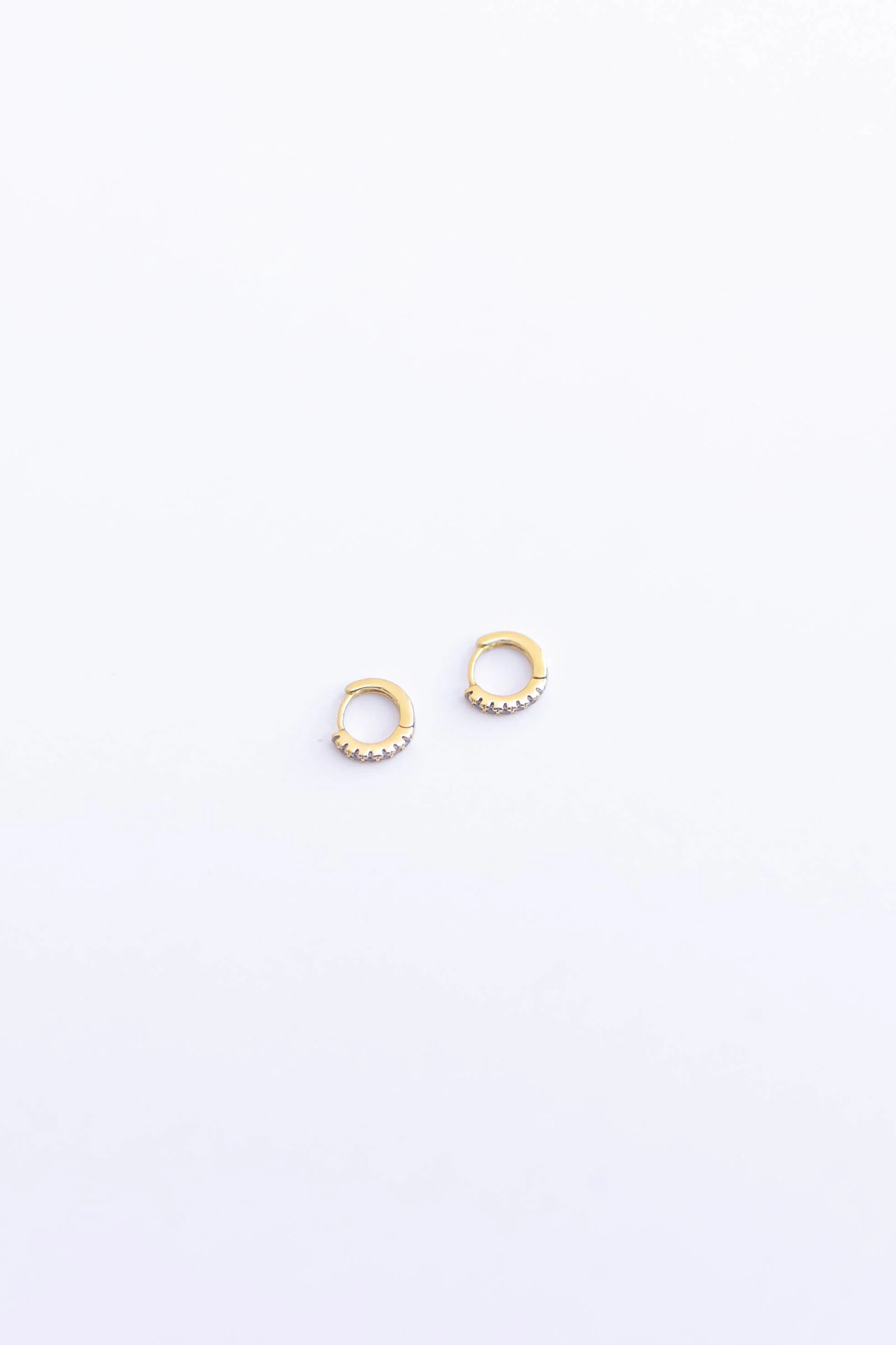 Mini Rhinestone Hoops - Image 2
