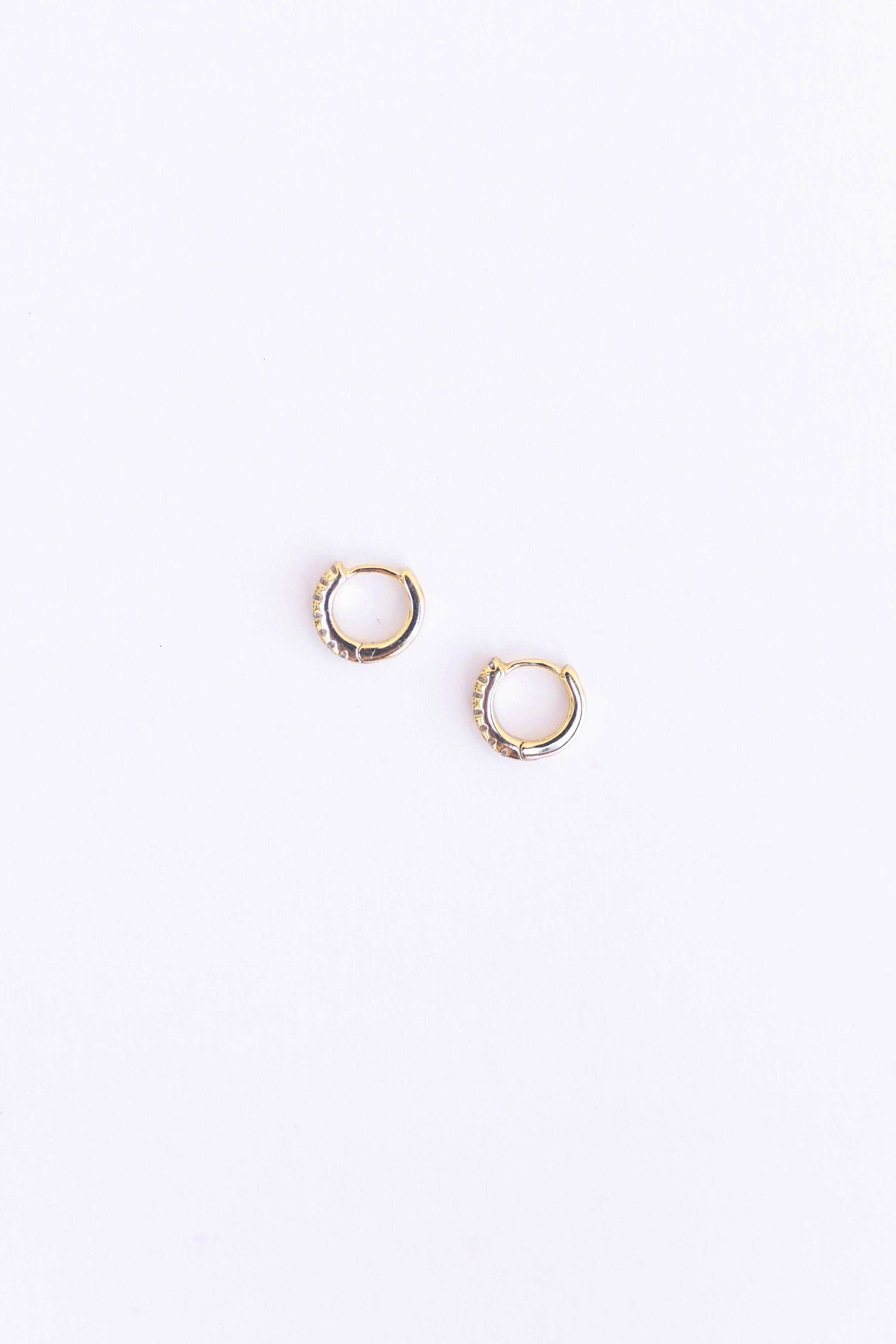 Mini Rhinestone Hoops - Image 4