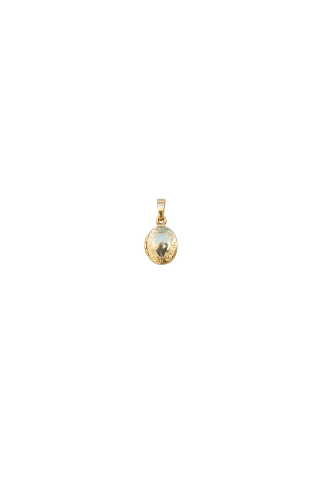 Mini Vintage Oval Locket Pendant