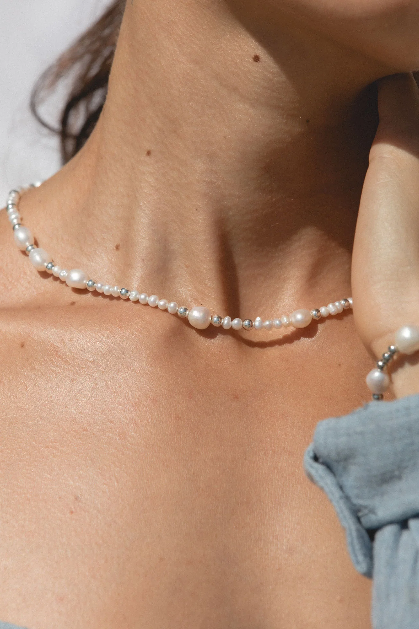 Morning Tide Pearl Necklace - Image 5