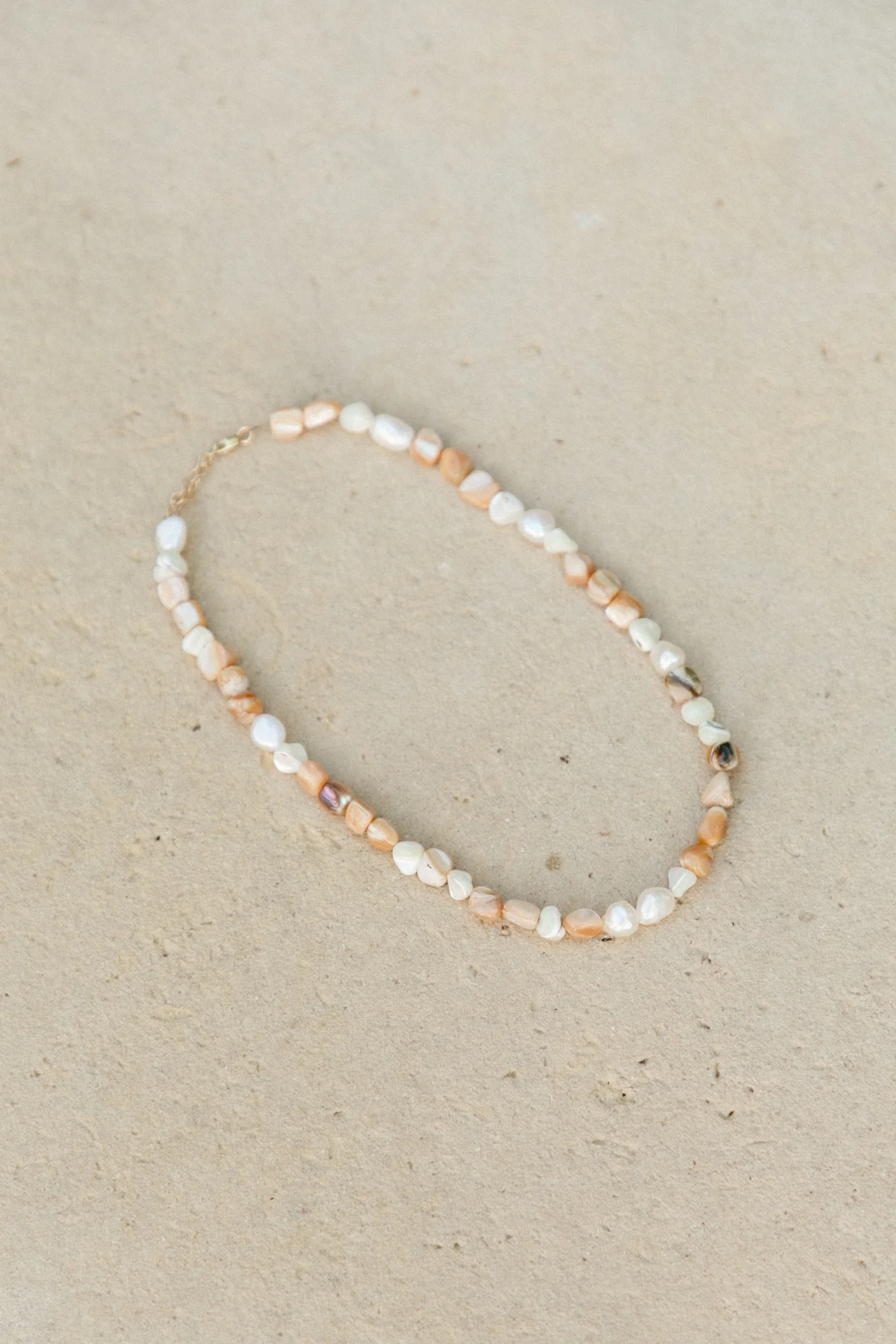 Mother Of Pearl Beaded Necklace - Image 2