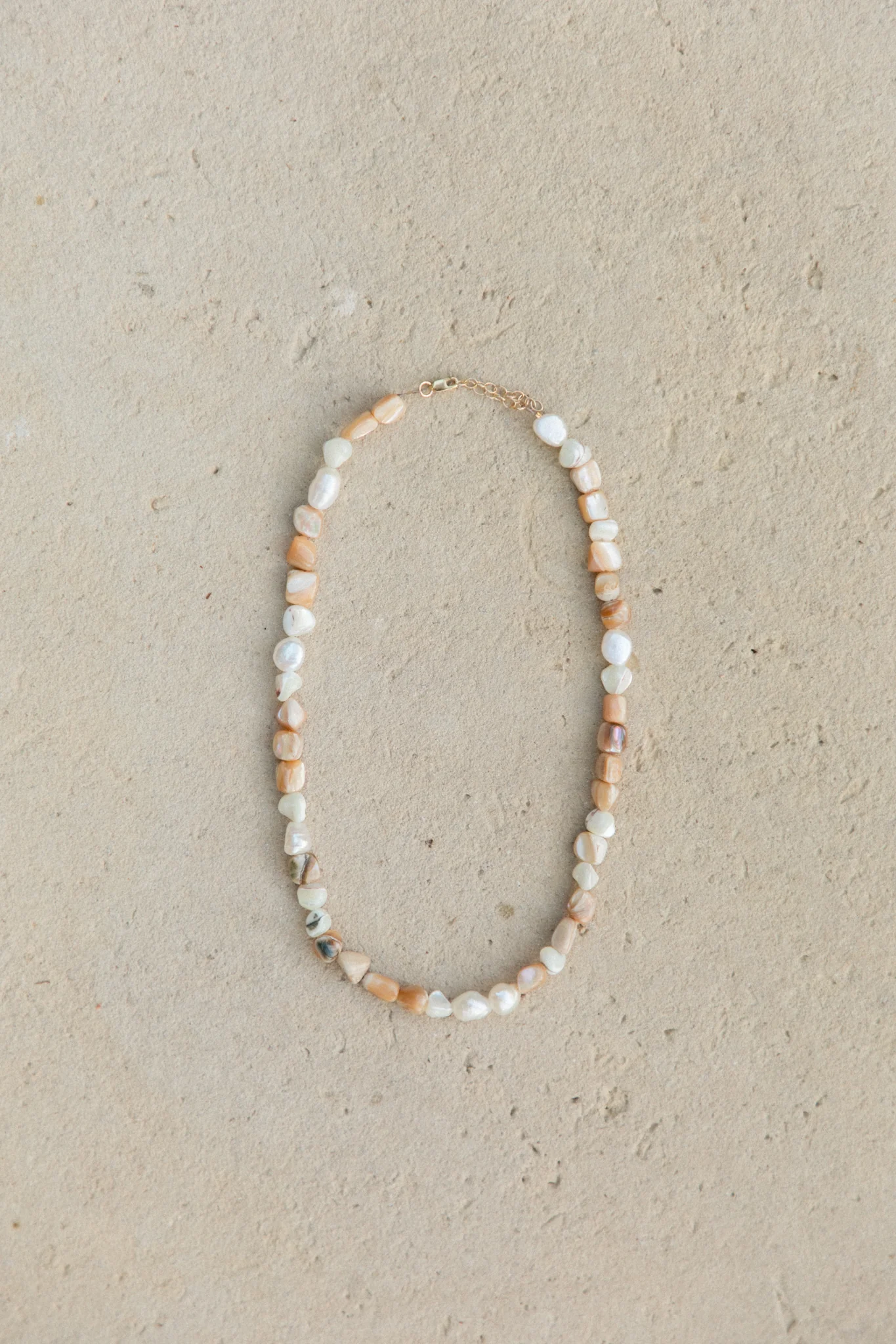 Mother Of Pearl Beaded Necklace - Image 7
