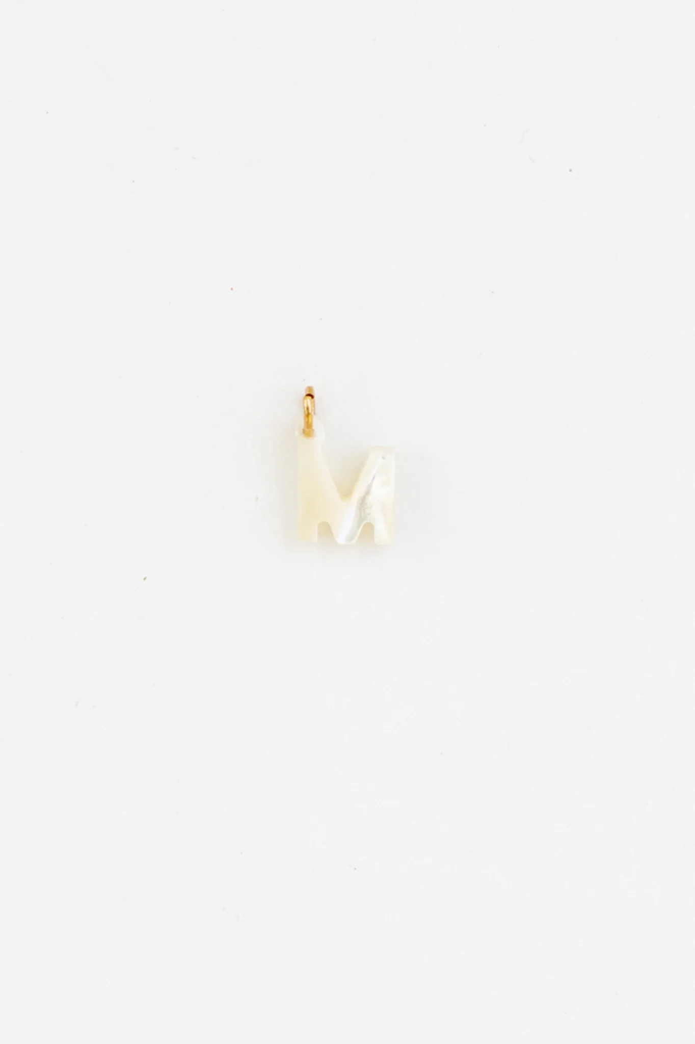 Mother Of Pearl Initial Charm
