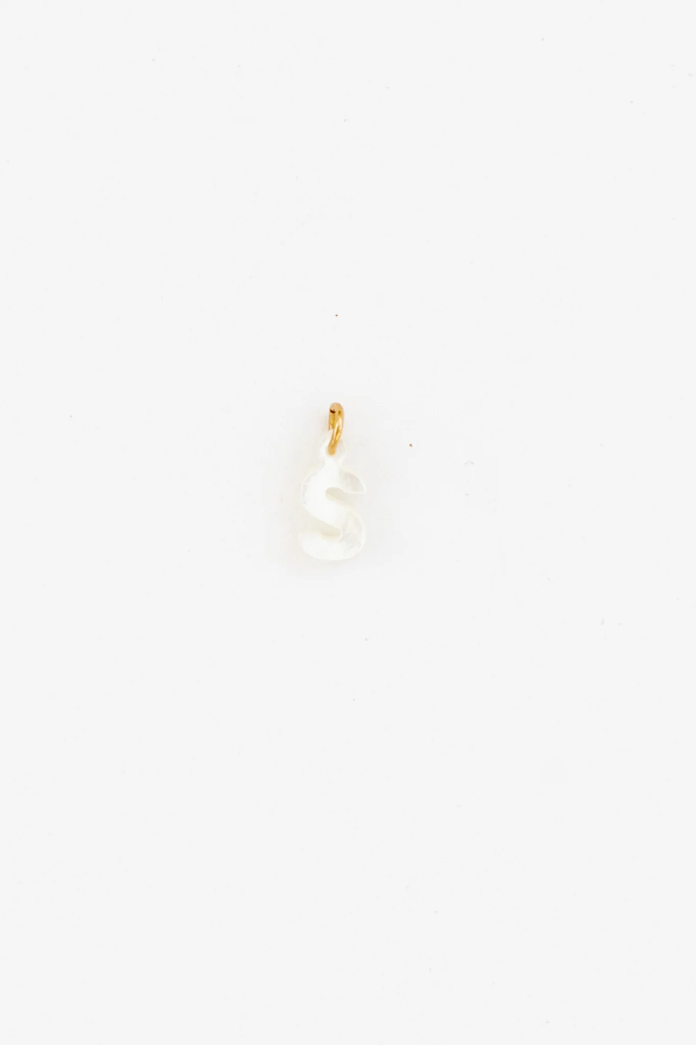 Mother Of Pearl Initial Charm - Image 2