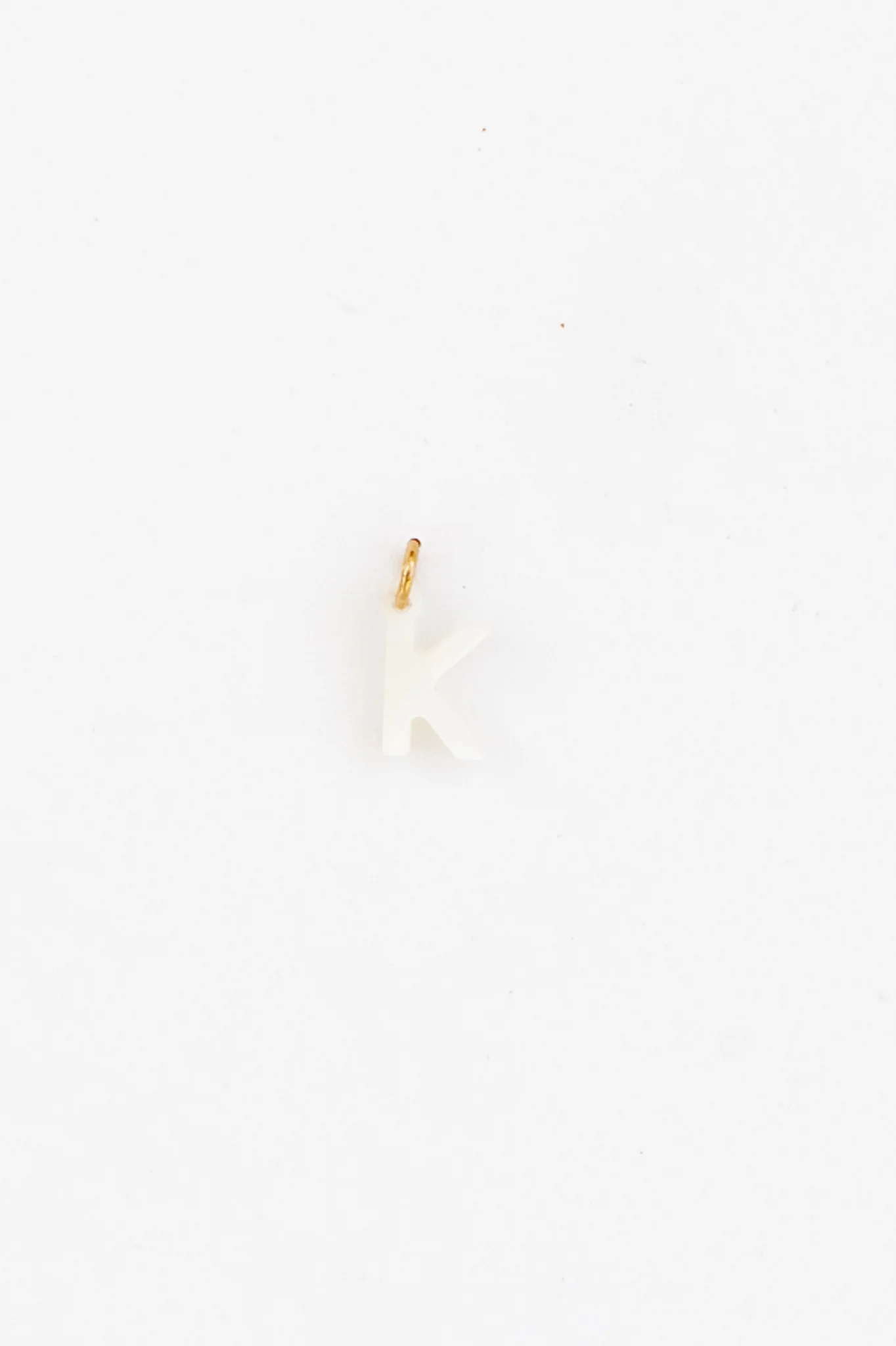 Mother Of Pearl Initial Charm - Image 3