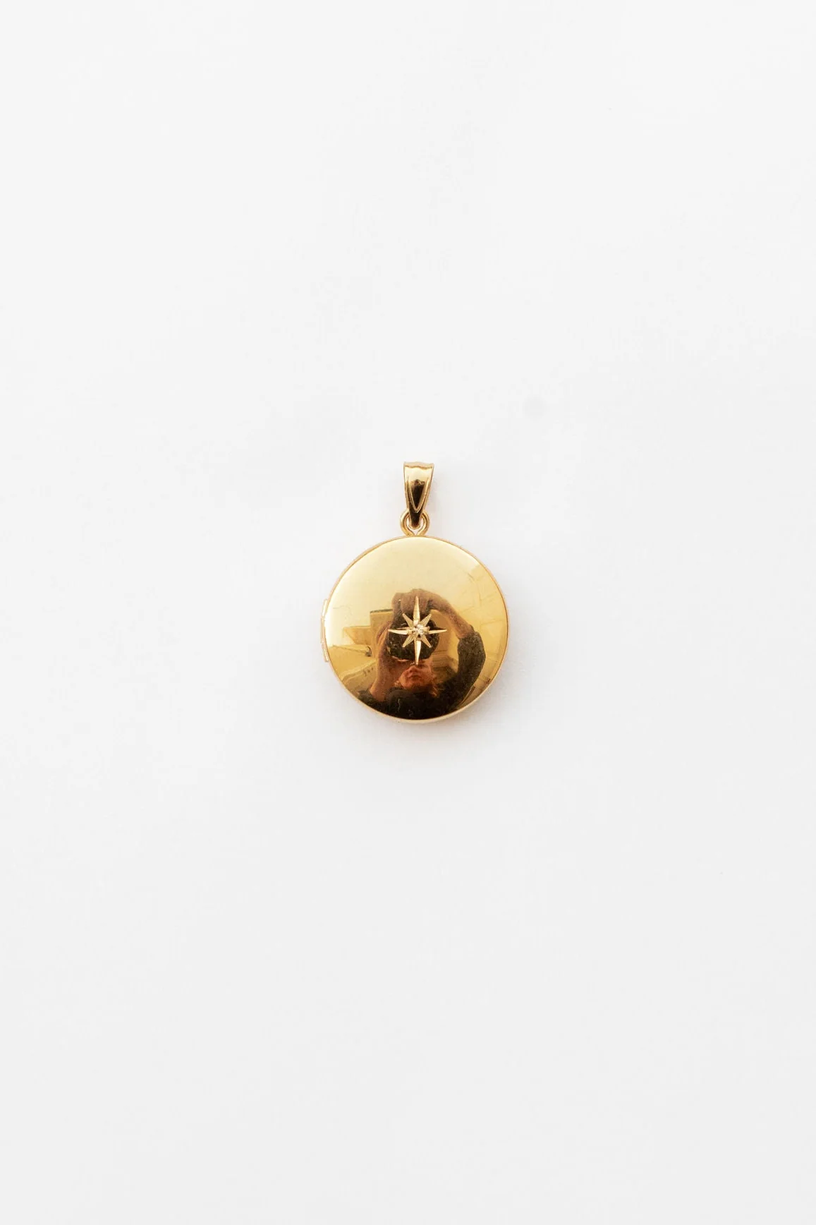 Luxe Rhinestone Locket Pendant