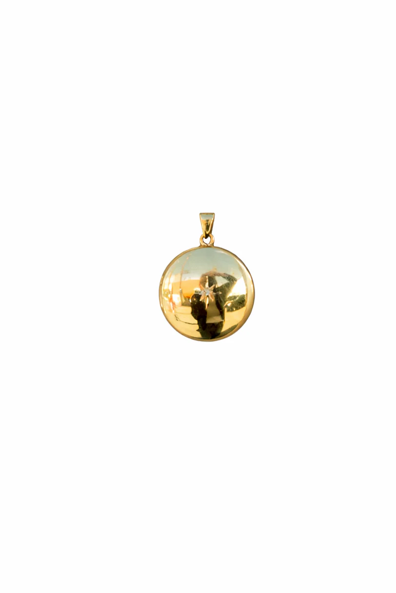 Luxe Rhinestone Locket Pendant - Image 2