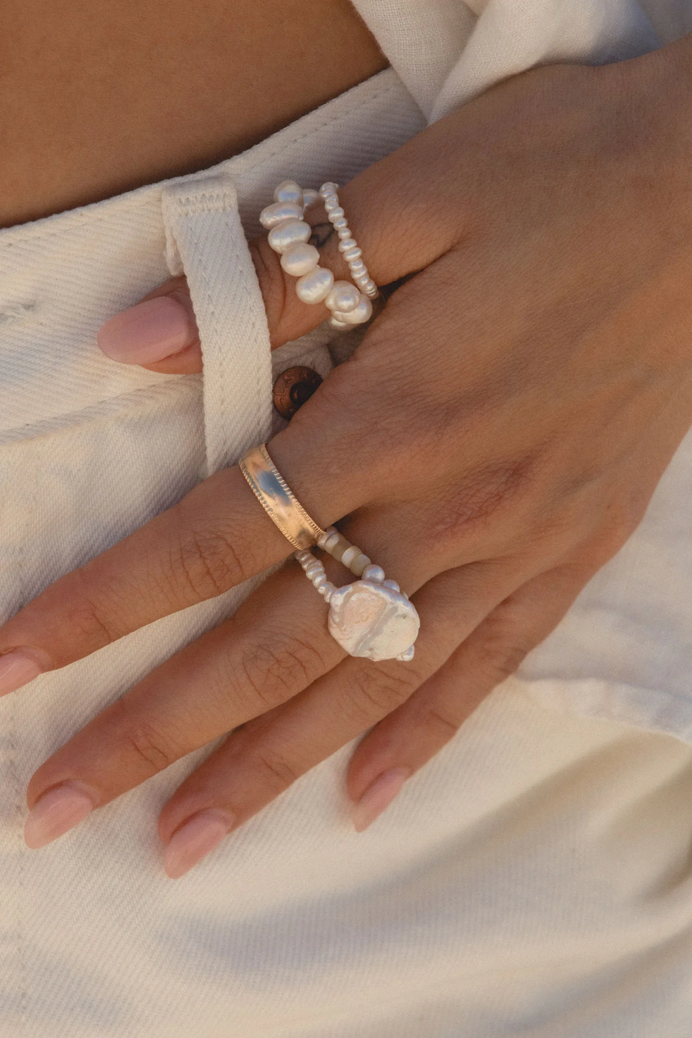 Isla Pearl Ring - Image 2