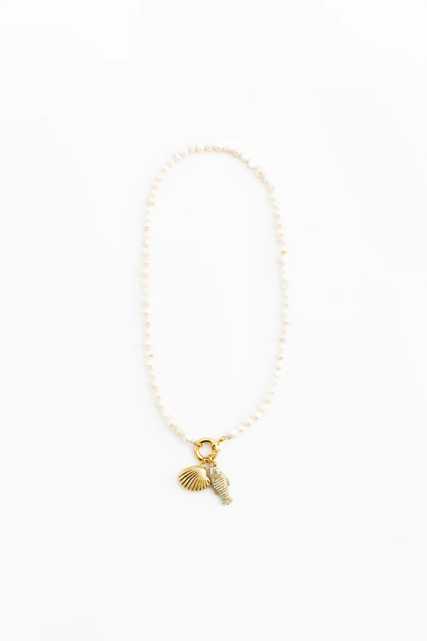 Pearl Charm Necklace